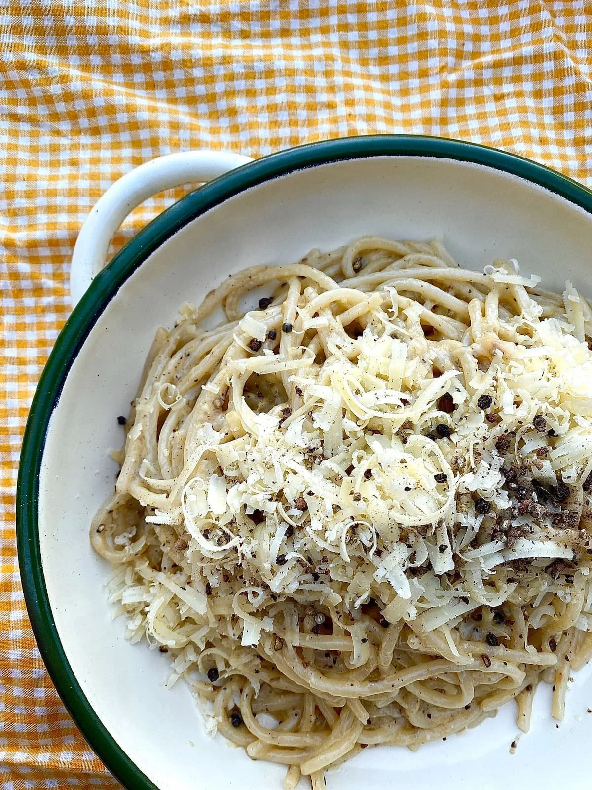 Chickpea Miso Cacio e Pepe