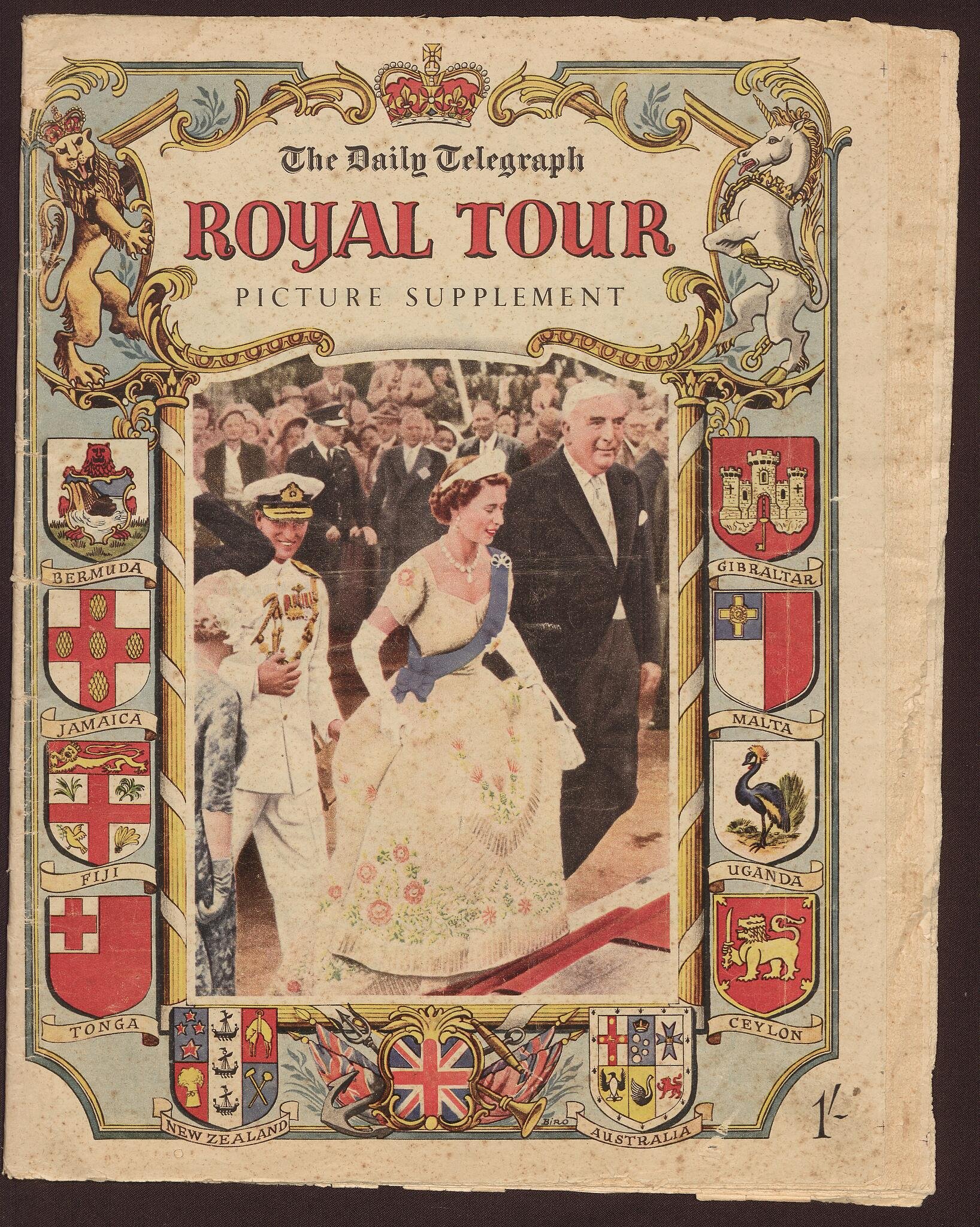 queen elizabeth world tour 1954