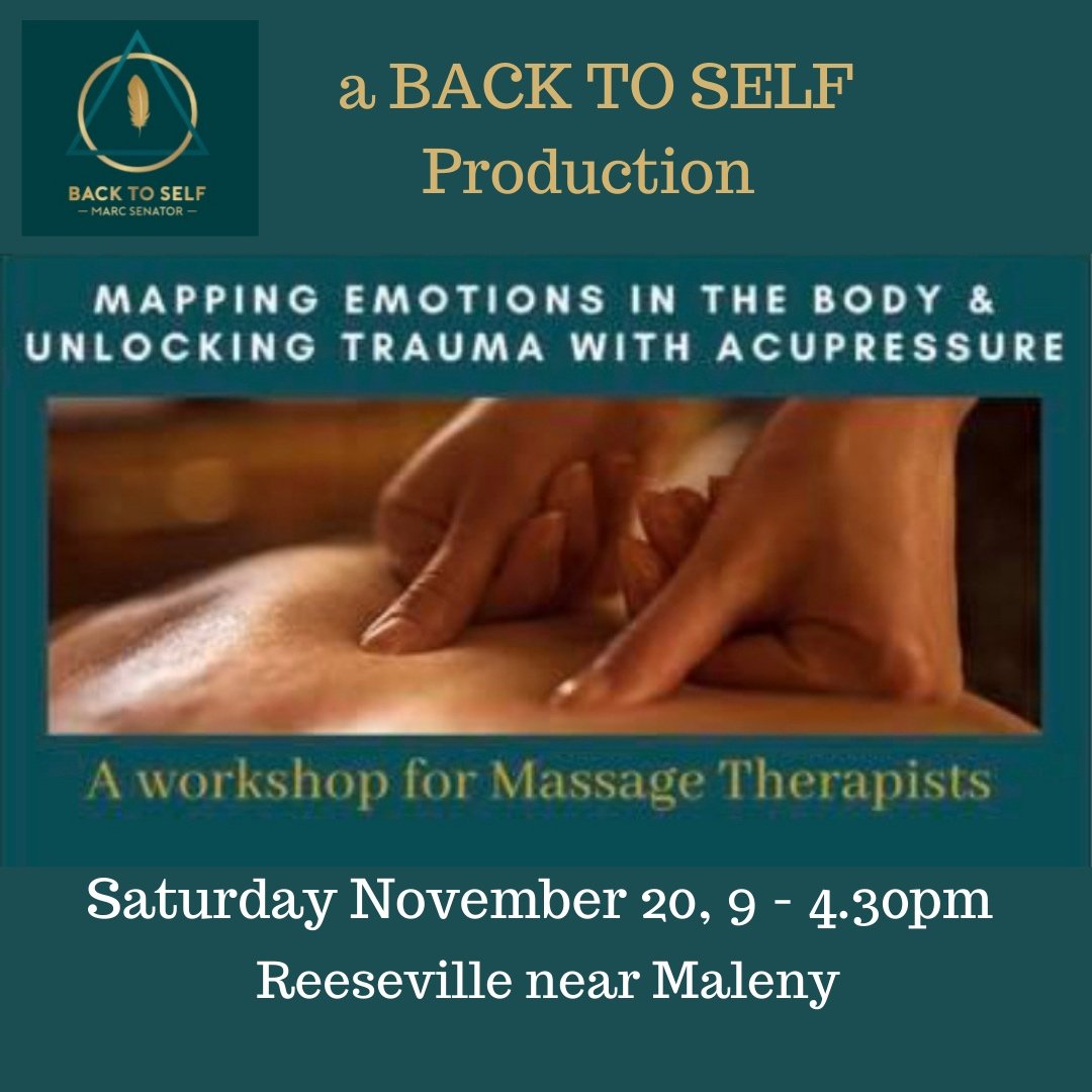 ONE DAY WORKSHOP: Mapping Emotions in the Body & Unlocking Trauma With Acupressure