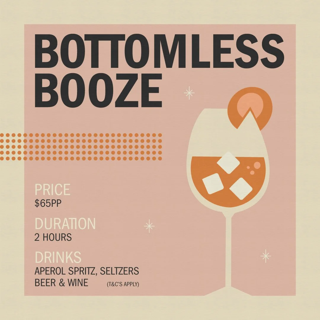 Bottomless Booze Package
