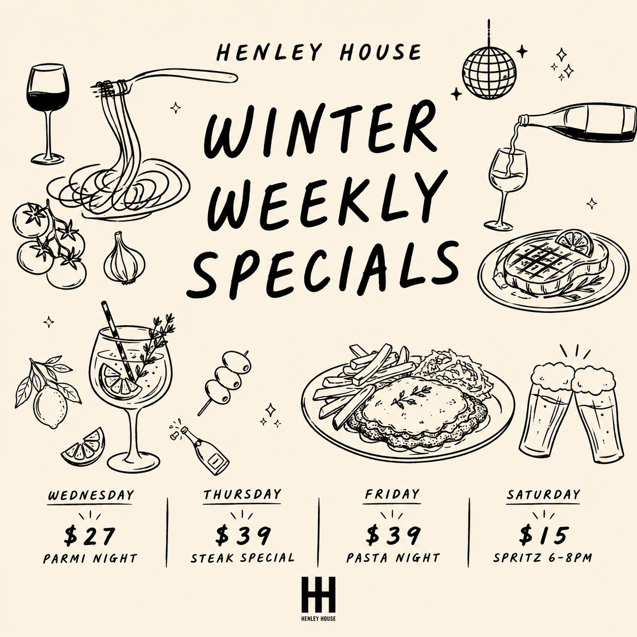 Weekly Winter Specials