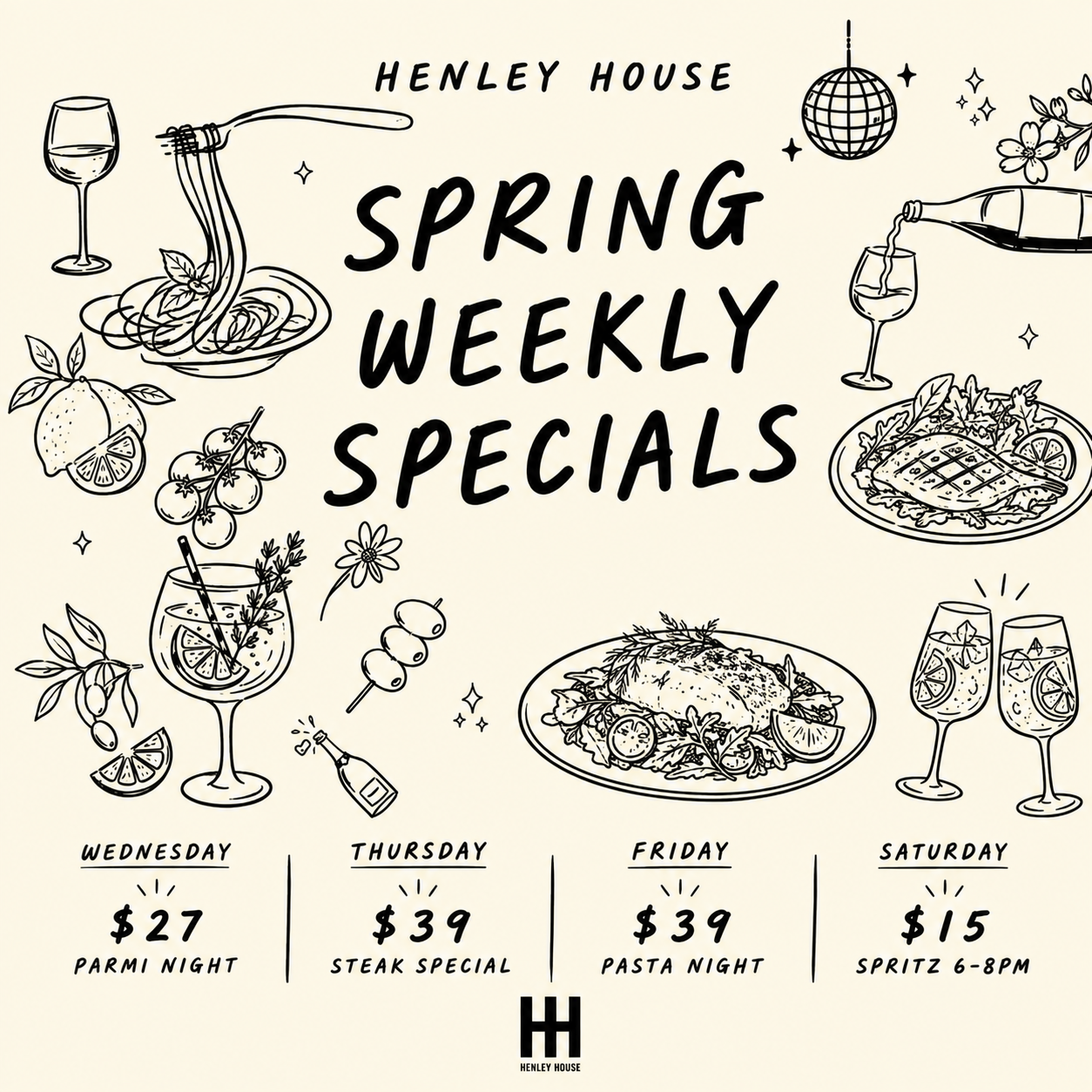 Weekly SPRING Specials