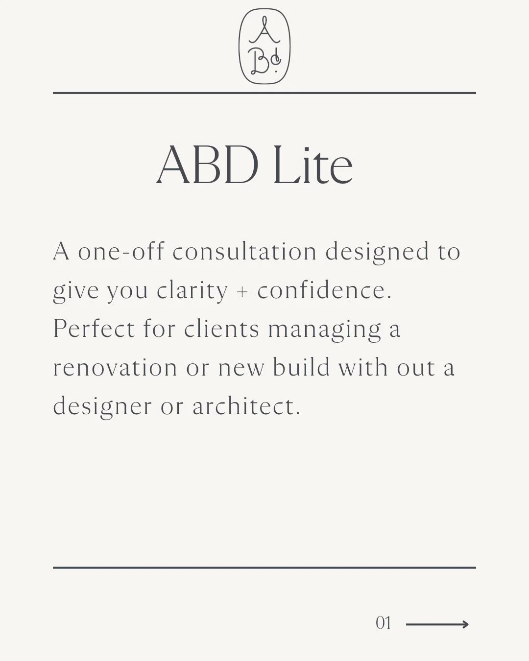 Now we are in October, the run to Christmas is well and truly on 🎄✨⁠
⁠
If you&rsquo;re managing a renovation or new build on your own, and need clarity on colours, finishes or layout, our ABD Lite one-off consultation could be the perfect support.⁠
