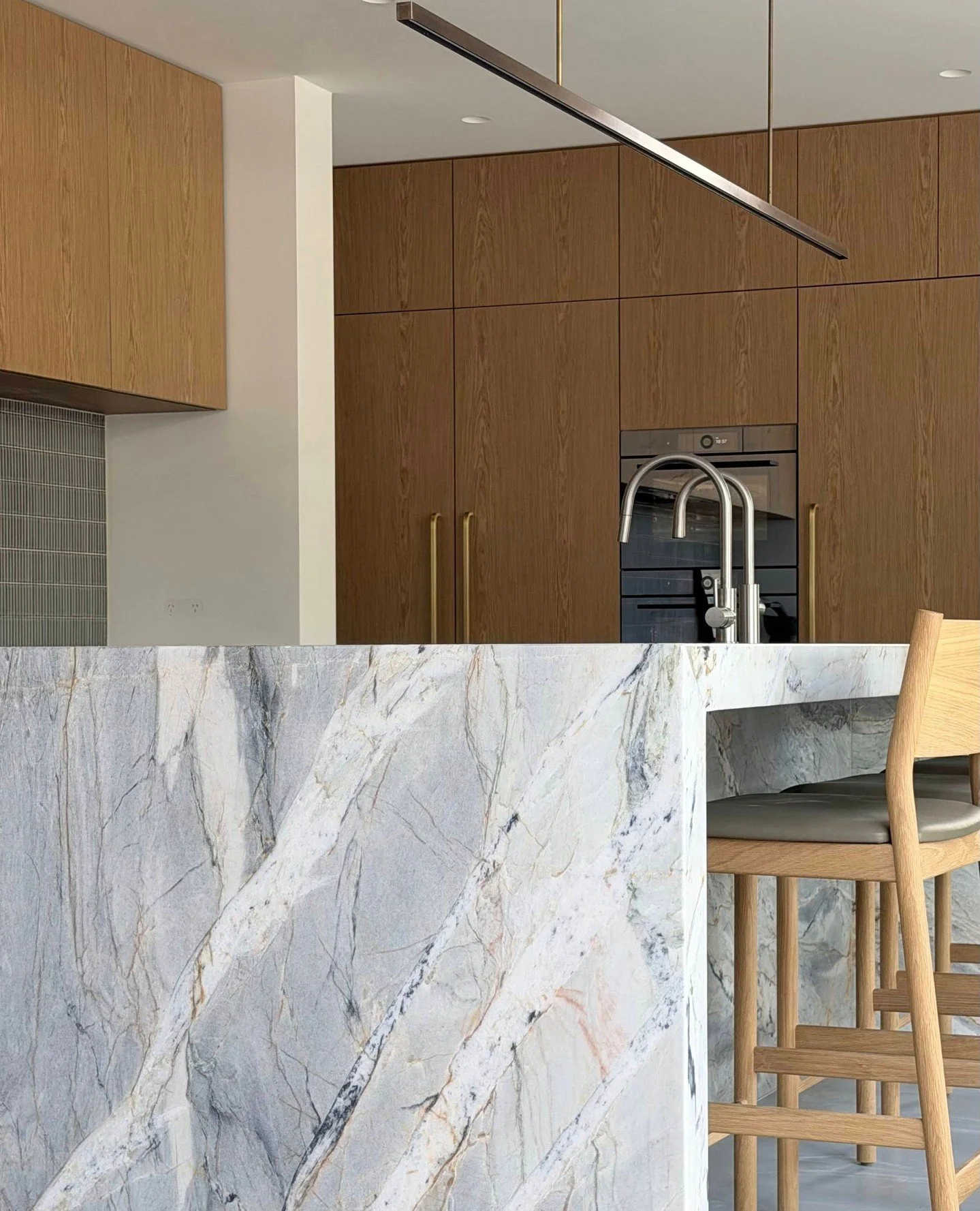⁠
Sneak peek... Bronte House kitchen.⁠
⁠
While we wait to complete the final photography, these snaps capture the essence of the project as it has come together, a snapshot of materials, fittings and the details that shape how the home feels to live 