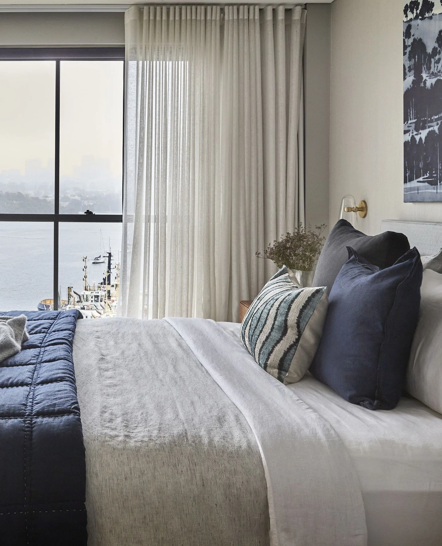 As the cooler weather settles in, there&rsquo;s something special about retreating to a bedroom that feels warm, calm, and deeply comfortable.⁠
⁠
Layered textures, soft lighting, rich tones, and thoughtful material choices all play a role in creating