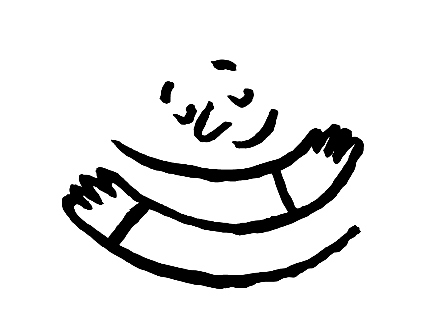 illustration of a character hugging himself