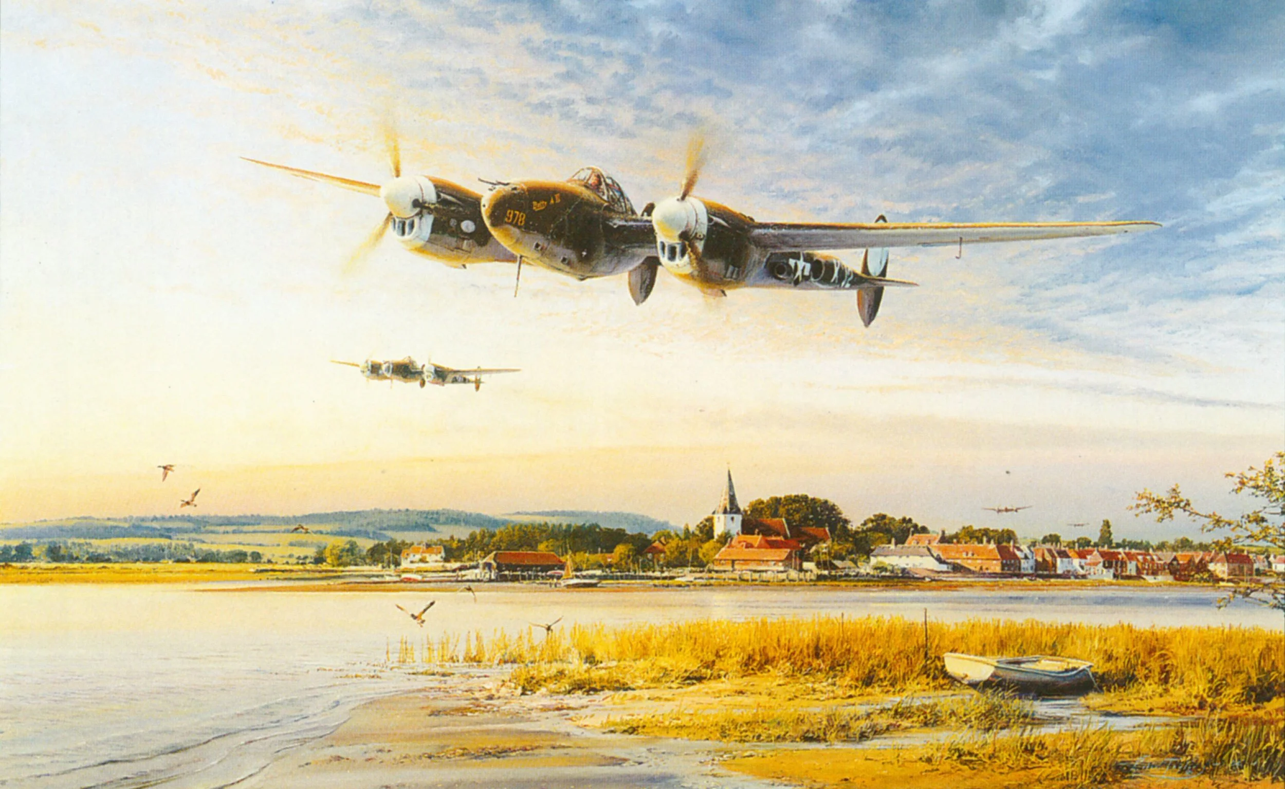 Coming In Over The Estuary - Robert Taylor