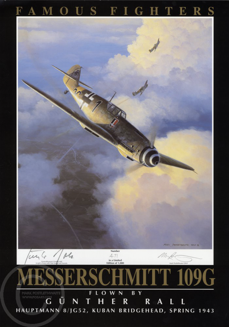 Messerschmitt 109G - Famous Fighters - Mark Postlethwaite