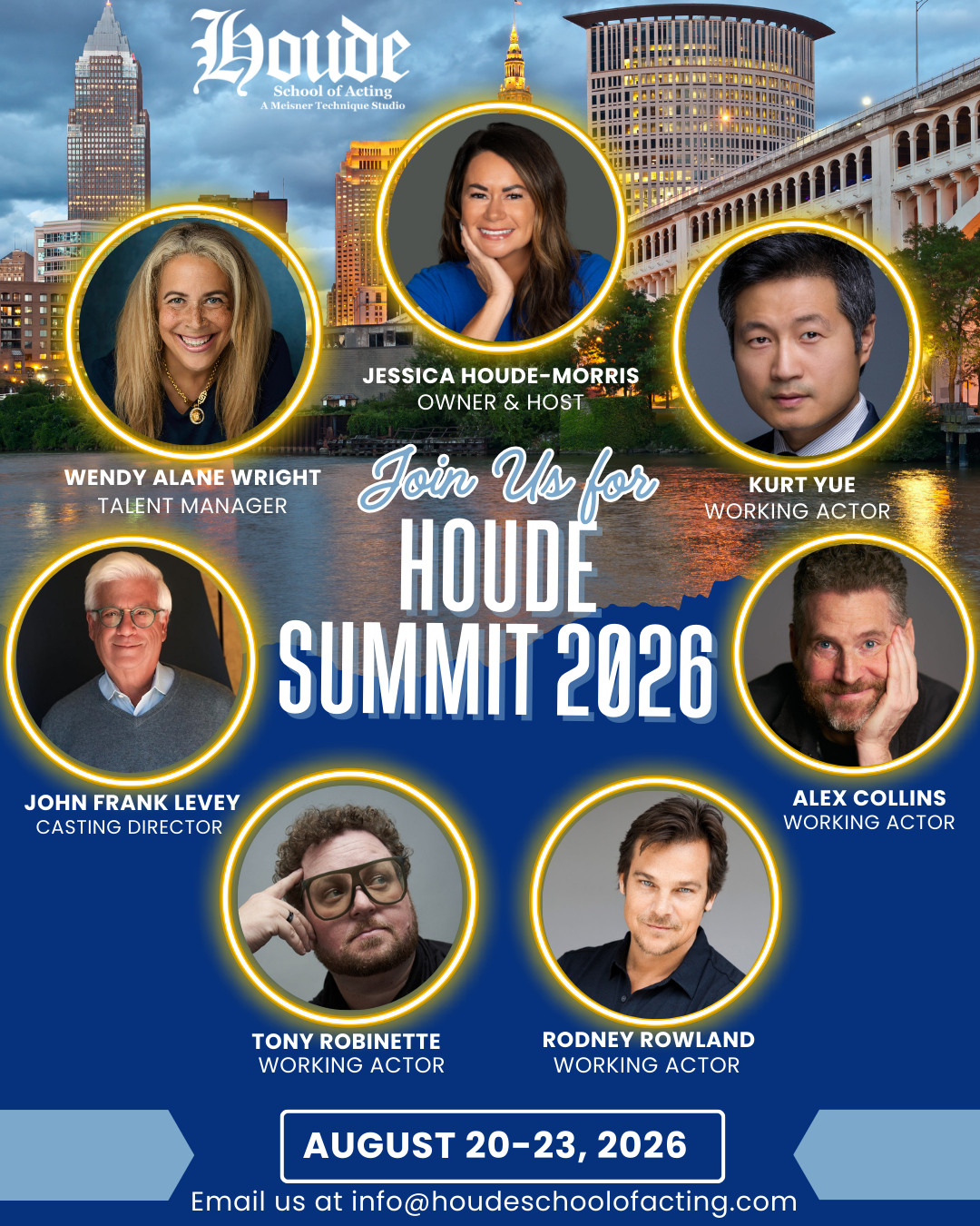 Houde School of Acting Summit 2026 - August 20-23, 2026