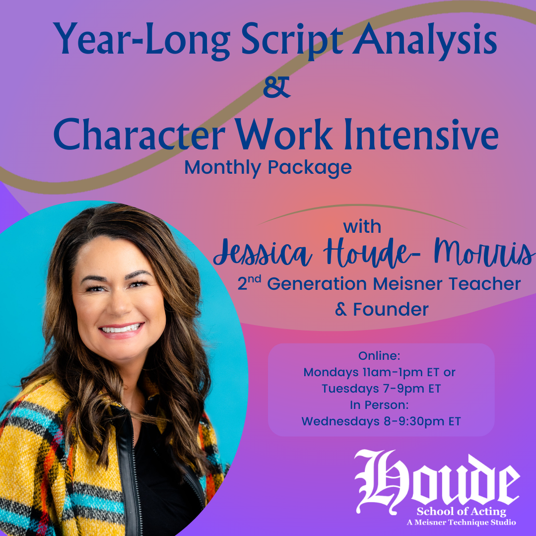 Online Year-Long Script Analysis & Character Work Intensive (Invite Only) - Monthly Package