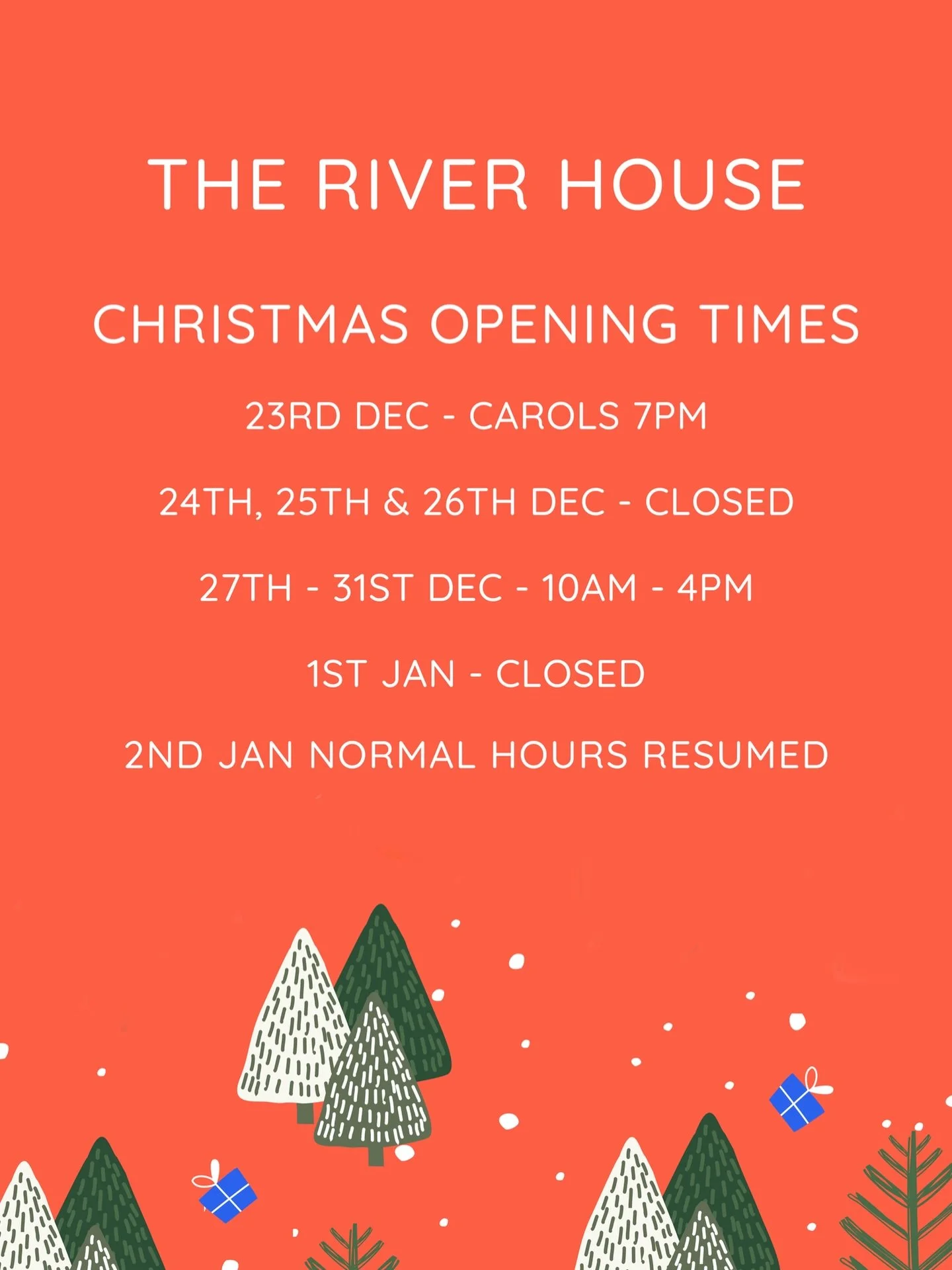 Mark it down in your diary peeps - and be sure to join us on the evening of the 23rd for carols in the courtyard before we break for Christmas! 🎄