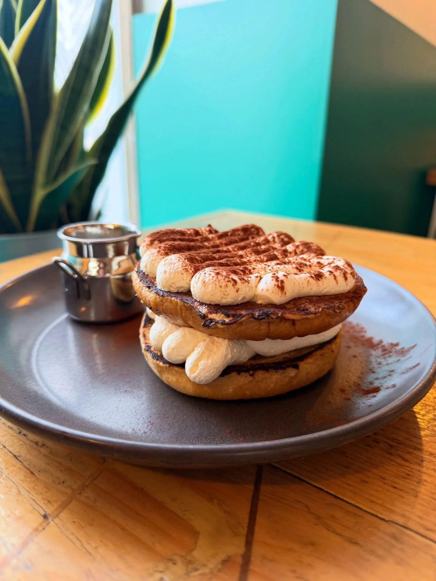 Appreciation post for this epic French Toast, currently available from our specials menu! 🤤

Pan fried, eggy soaked brioche &bull; mascarpone &bull; espresso cream &bull; chocolate dust 

AKA = Tiramisu French Toast ☕️🍞

Next level brunch of dreams