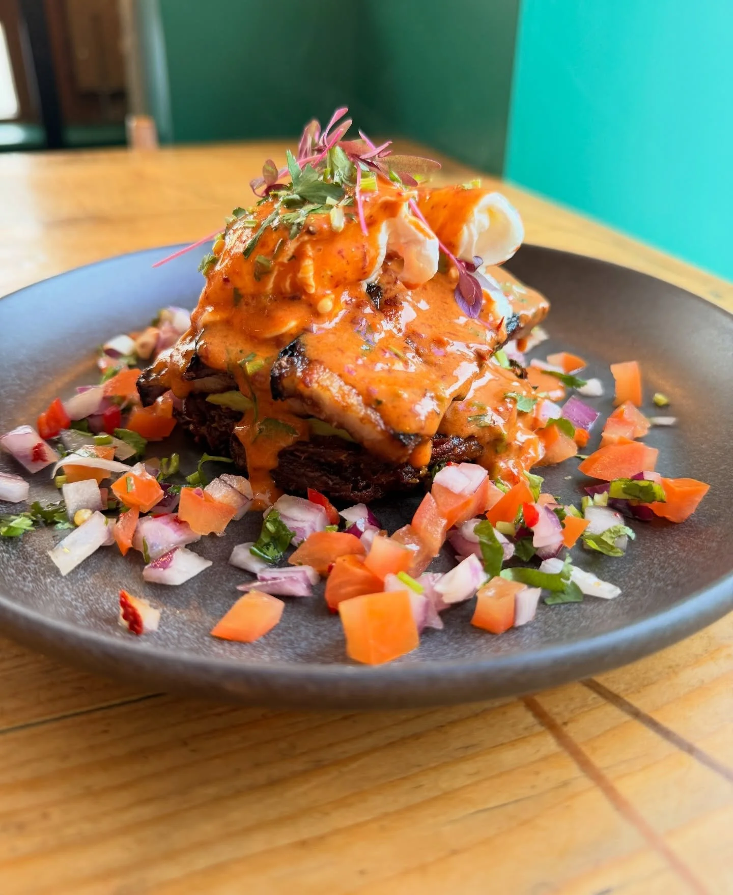 Quite possible the most banging of Benedicts to ever grace our specials menu 🙌 

Just listen to the line up on El Benedicto Mexicano 🇲🇽

Homemade potato rosti &bull; avocado &bull; fried pork belly &bull; poached eggs &bull; chipotle hollandaise &