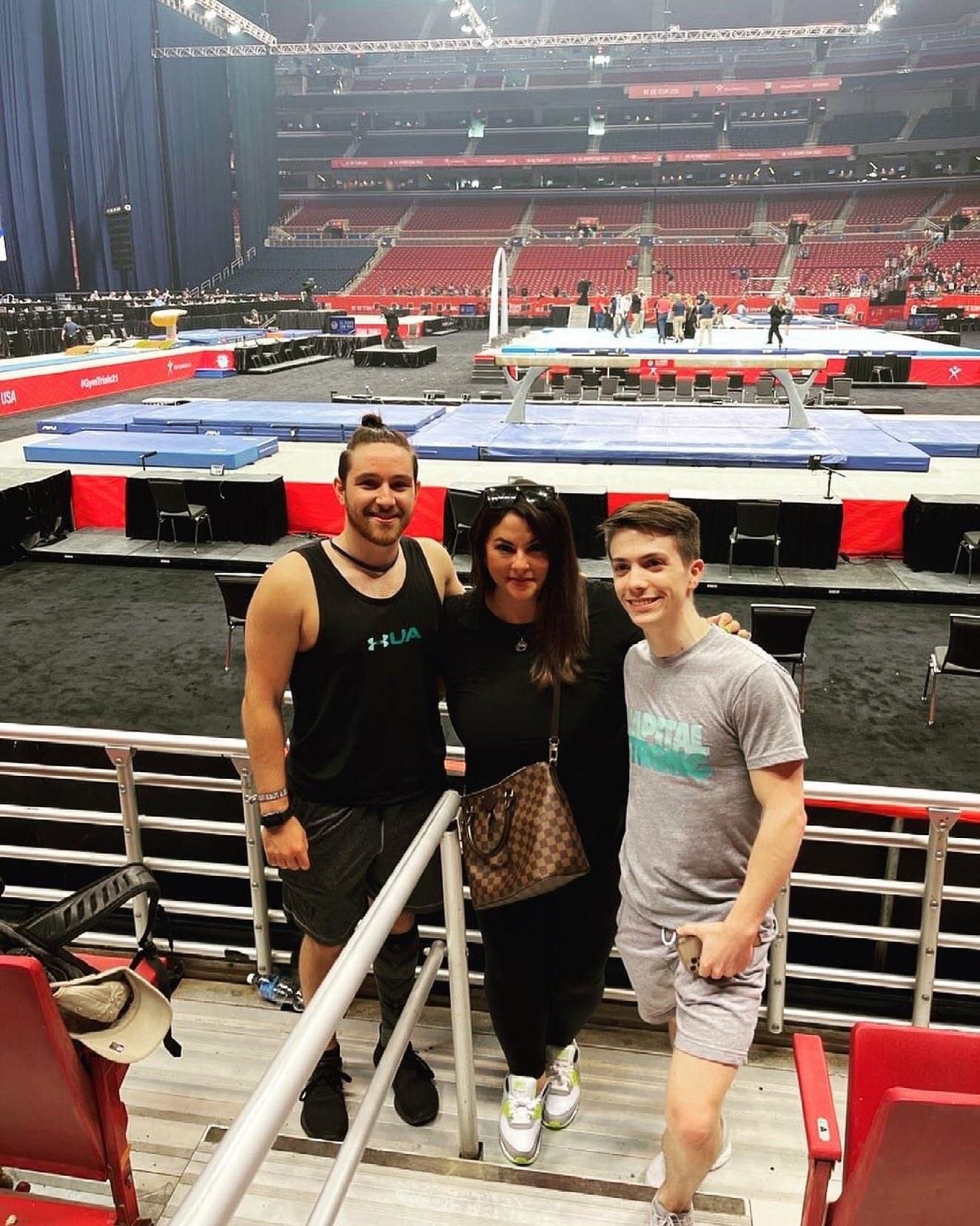 Capital is in the house!! Coach Tish, Coach Jacob and Brandon all went to the Olympic Trials this weekend to support not only all of the athletes competing, but also our very own Coach Tatiana who is on the selection committee!! @coachtish14 @bkrzzzy