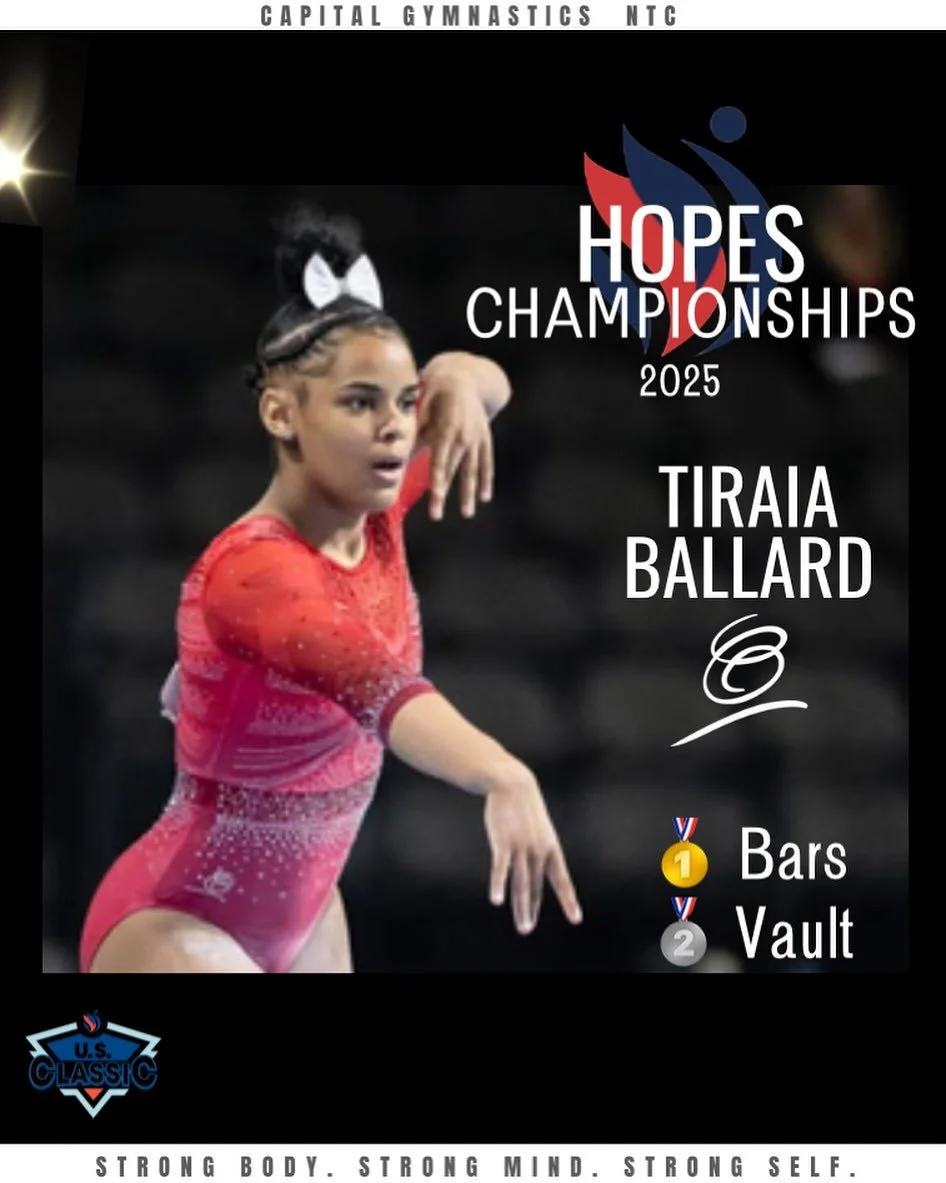 ❤️HOPES CHAMPIONSHIPS 2025 ❤️ Congratulations TIRAIA!! WE ARE PROUD OF YOU! #CapitalStrong #HopesChampionships