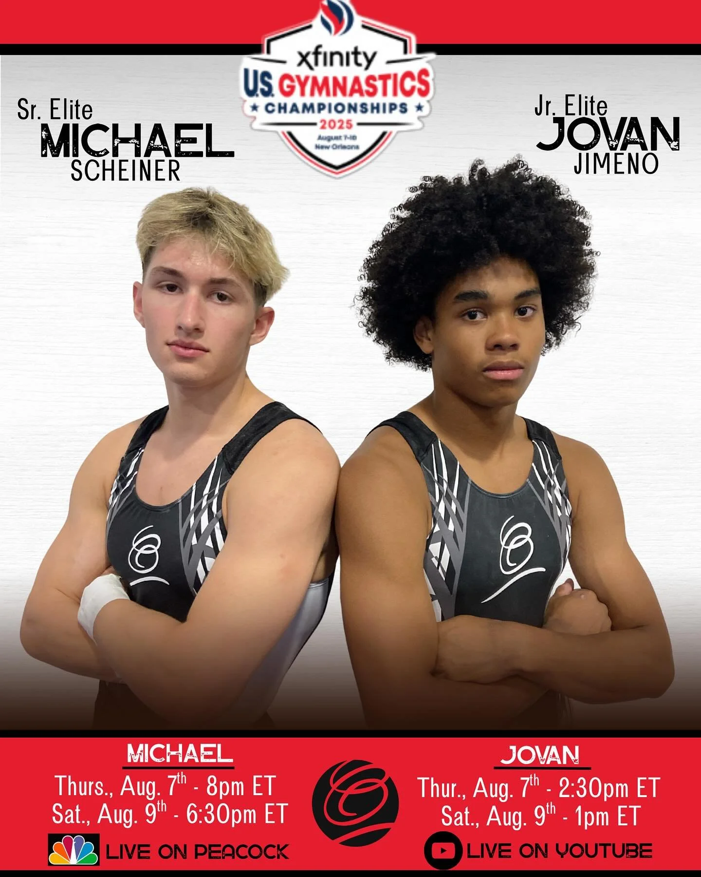 ⭐️It&rsquo;s US Gymnastics Championships Meet Week!! GOOD LUCK MICHAEL &amp; JOVAN!! Let&rsquo;s Gooooo! #CapitalStrong #SetYourAlarm