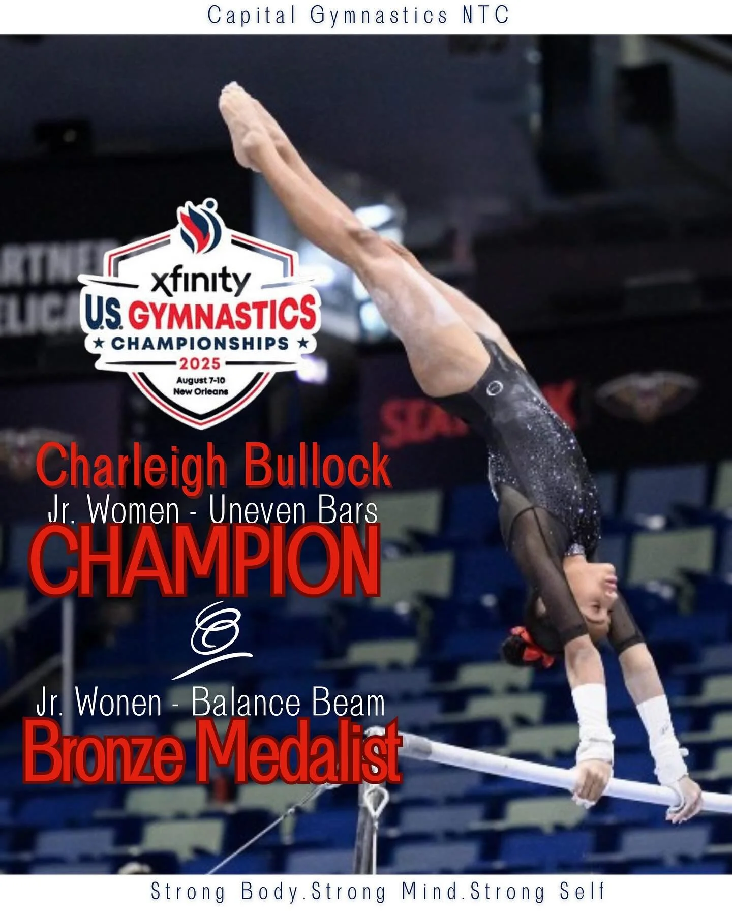 🥇CHARLEIGH brings home the GOLD!!🥇#BarsStar CONGRATULATIONS!! We Are Proud of you!! ➡️ Next Stop:🇵🇾