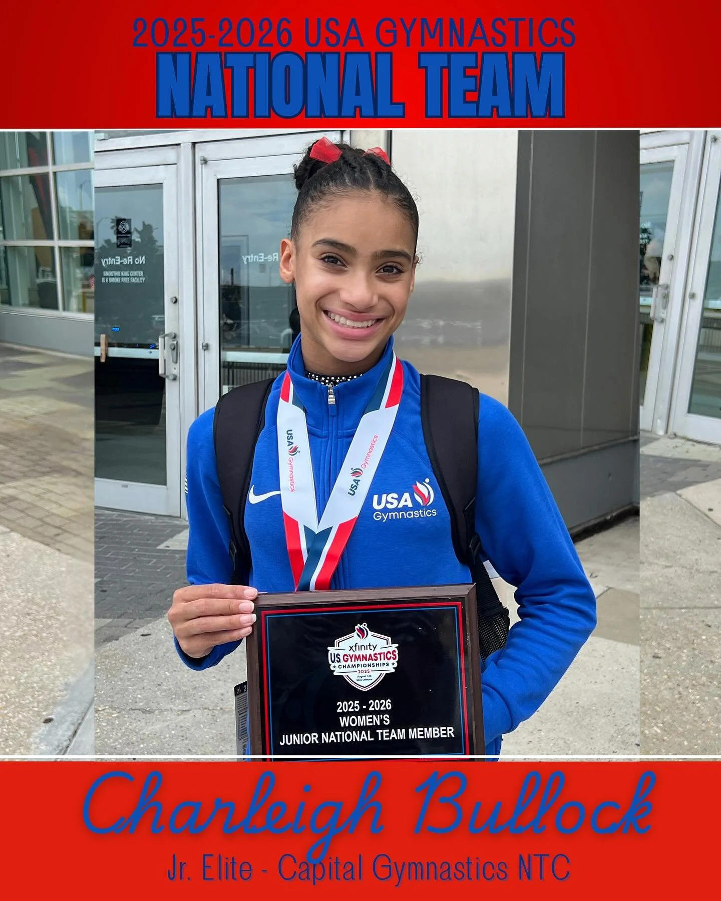 🇺🇸2X USAG National Team Member! CONGRATULATIONS CHARLEIGH!
