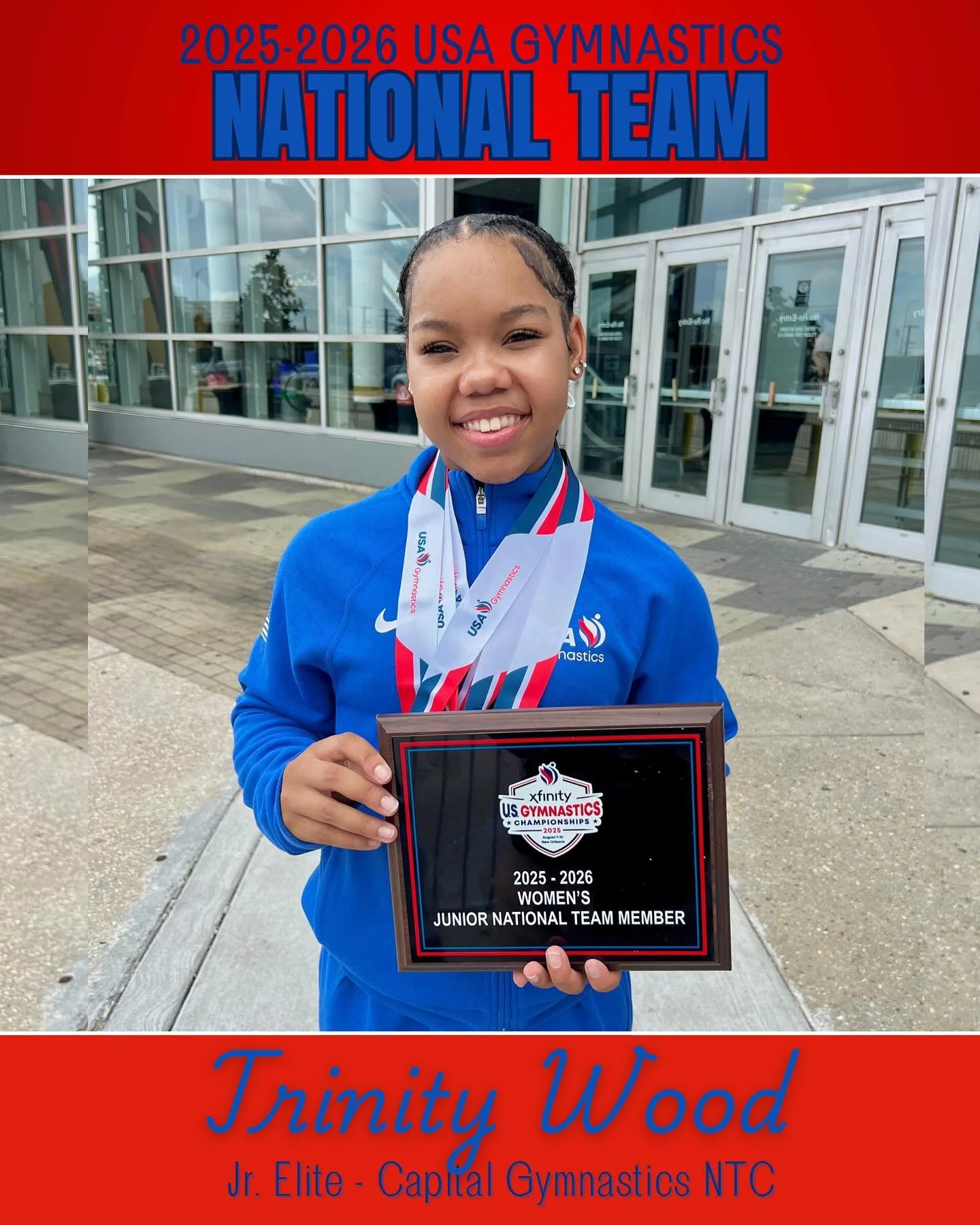 🇺🇸2X USAG National Team Member! CONGRATULATIONS TRINITY!