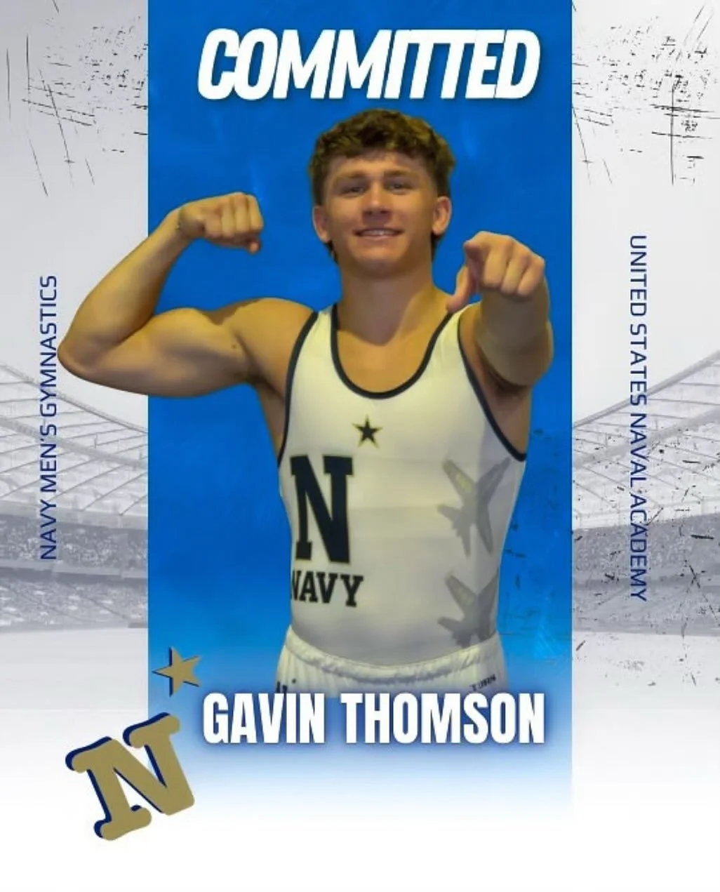 🔥CONGRATULATIONS GAVIN!🔥 Gavin has verbally committed to NAVY to continue his academic and athletic career and to serve our great country! 💙 We are proud of you Gavin! #CapitalStrong