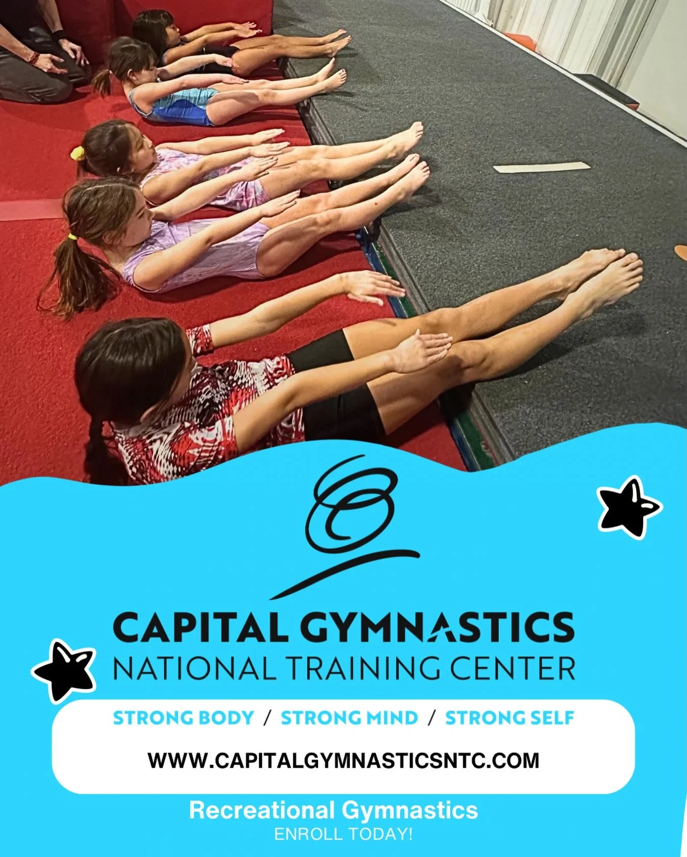 Strong Bodies, Happy Hearts! 💪💙 
✨ Enroll in our Recreational Program today! Visit the website for more information ~ Link in Bio