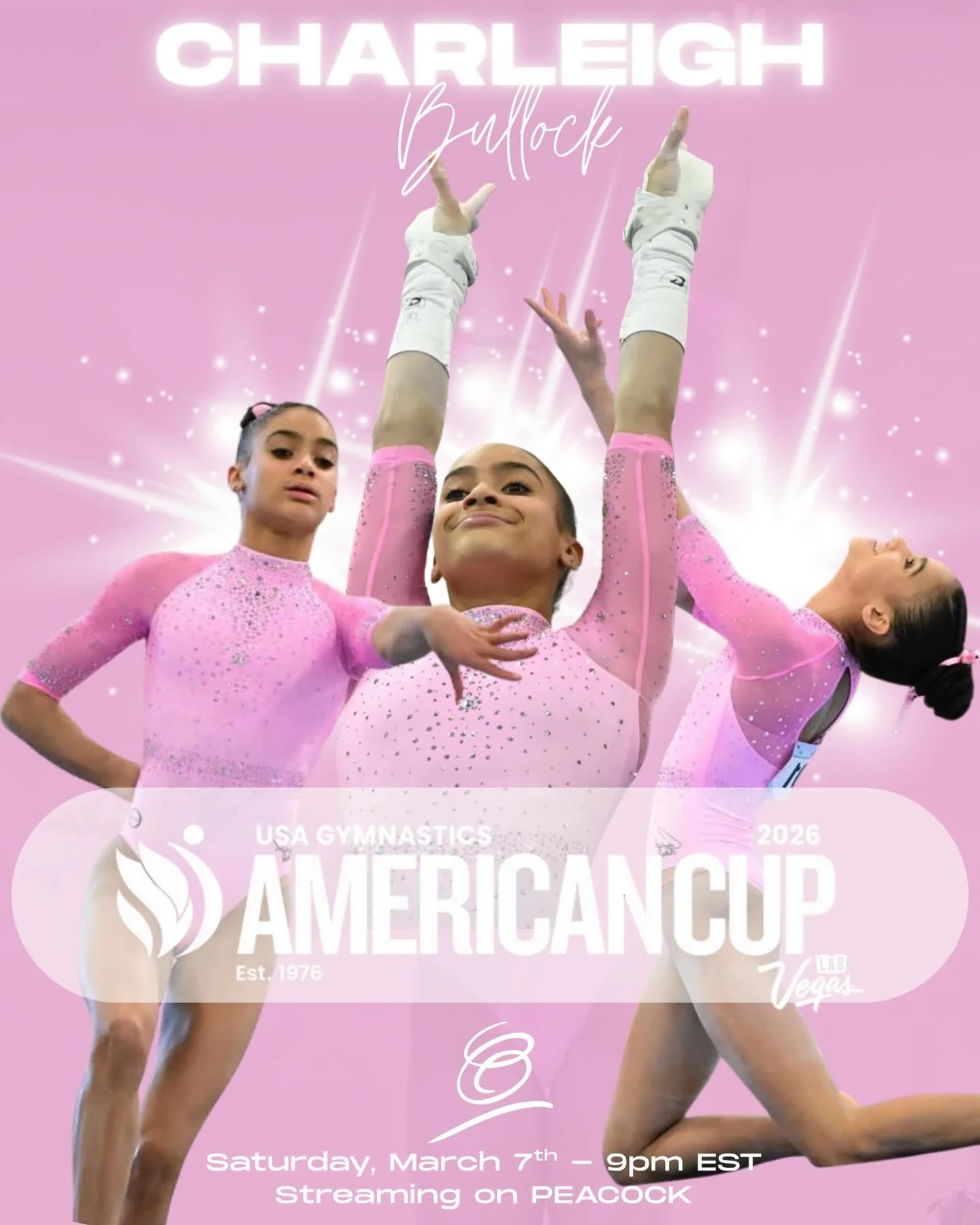 🏆It&rsquo;s AMERICAN CUP Meet weekend with Our Senior Elite, Charleigh and Team USA! 🇺🇸
⏰Set Your Alarm &amp; Be sure to tag us in your Watch Party pics &amp; Vids @CapitalGymnasticsNTC! LET&rsquo;s GO CHARLEIGH &amp; TEAM USA!🇺🇸