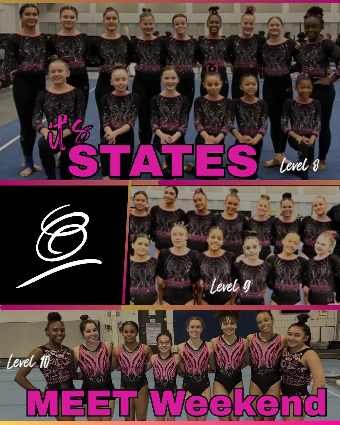 🏅Good Luck to our Level 8-10 athletes!!! You Got This!!! #CapitalStrong #VAStateMeet2026