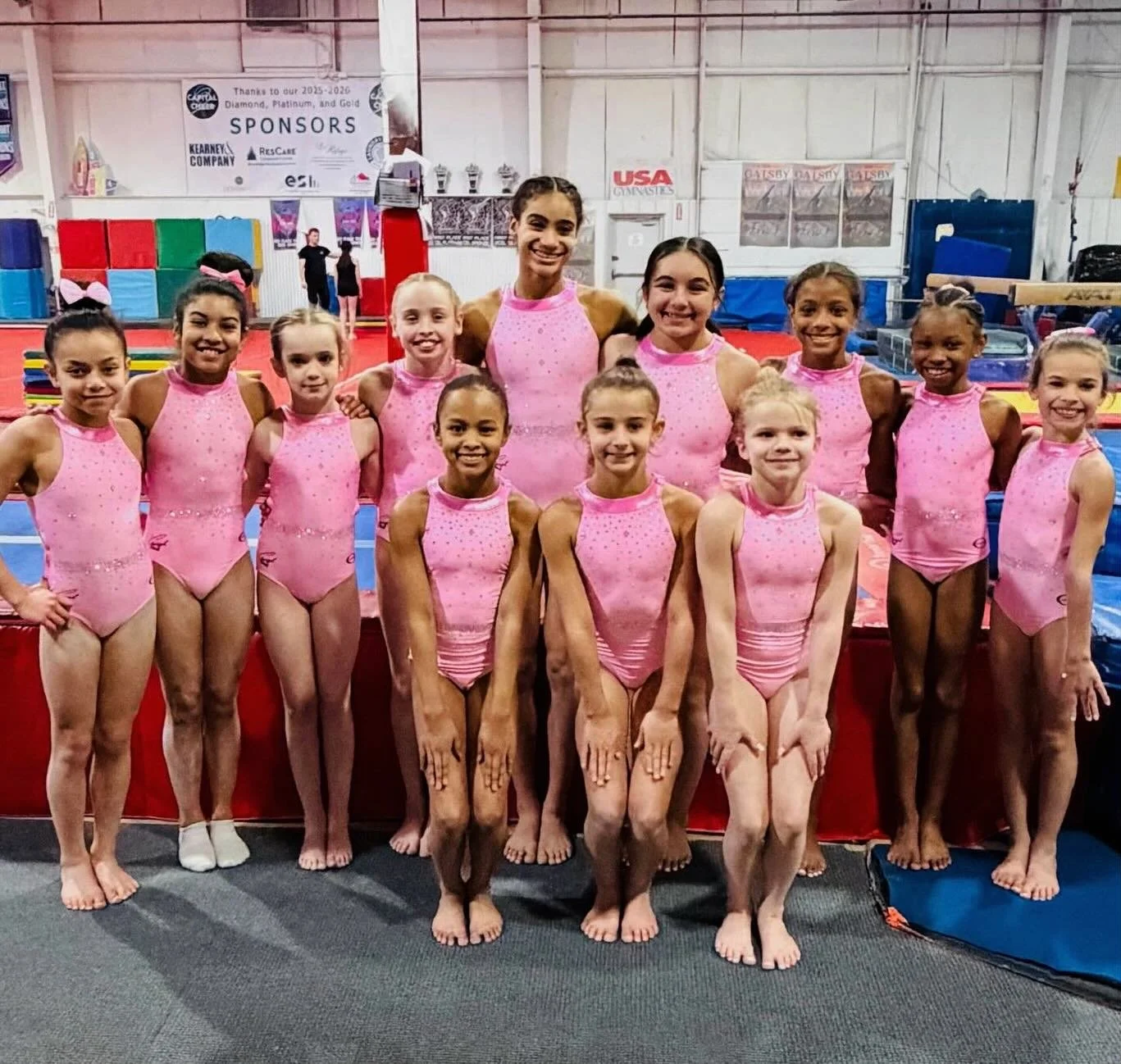 🌸On Tuesdays we wear Charleigh&rsquo;s DREAMY PINK Signature Leo!💗🌸💗 #CapitalStrong #OzoneLeotards