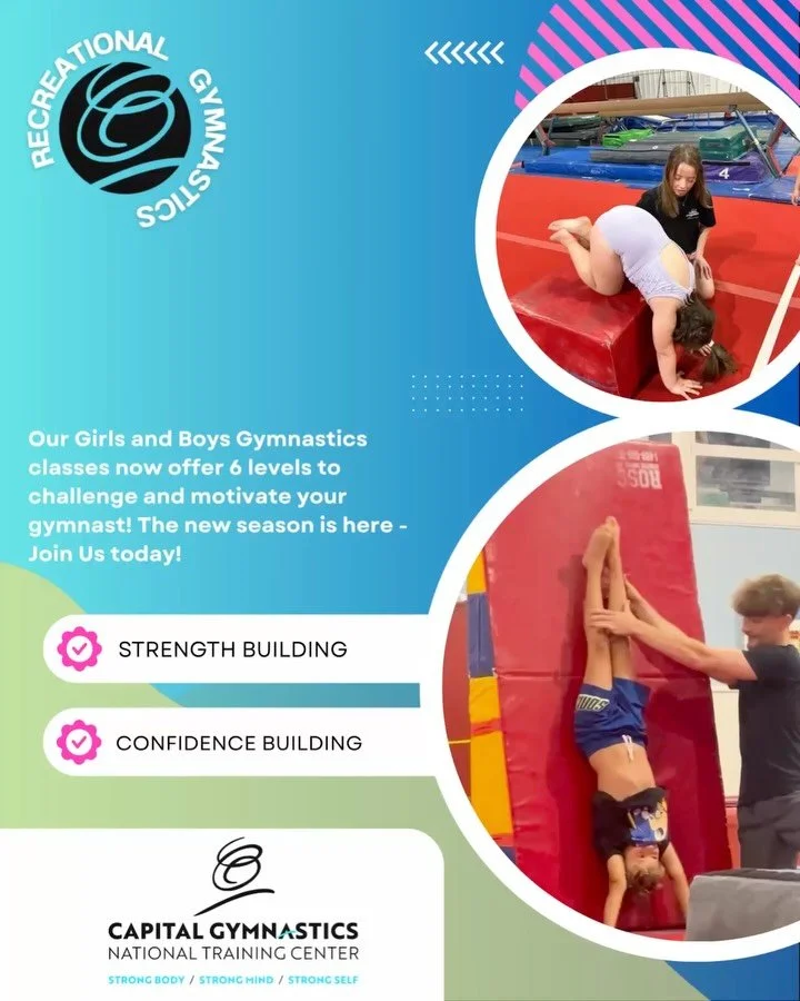 ✨🤸&zwj;♀️🤸&zwj;♂️ A NEW GYMNASTICS SEASON IS HERE! 🤸&zwj;♂️🤸&zwj;♀️

We&rsquo;re so excited to welcome our gymnasts back for another season of fun, strength, confidence, and skill-building! 💪✨

Our Girls &amp; Boys Recreational Gymnastics classe