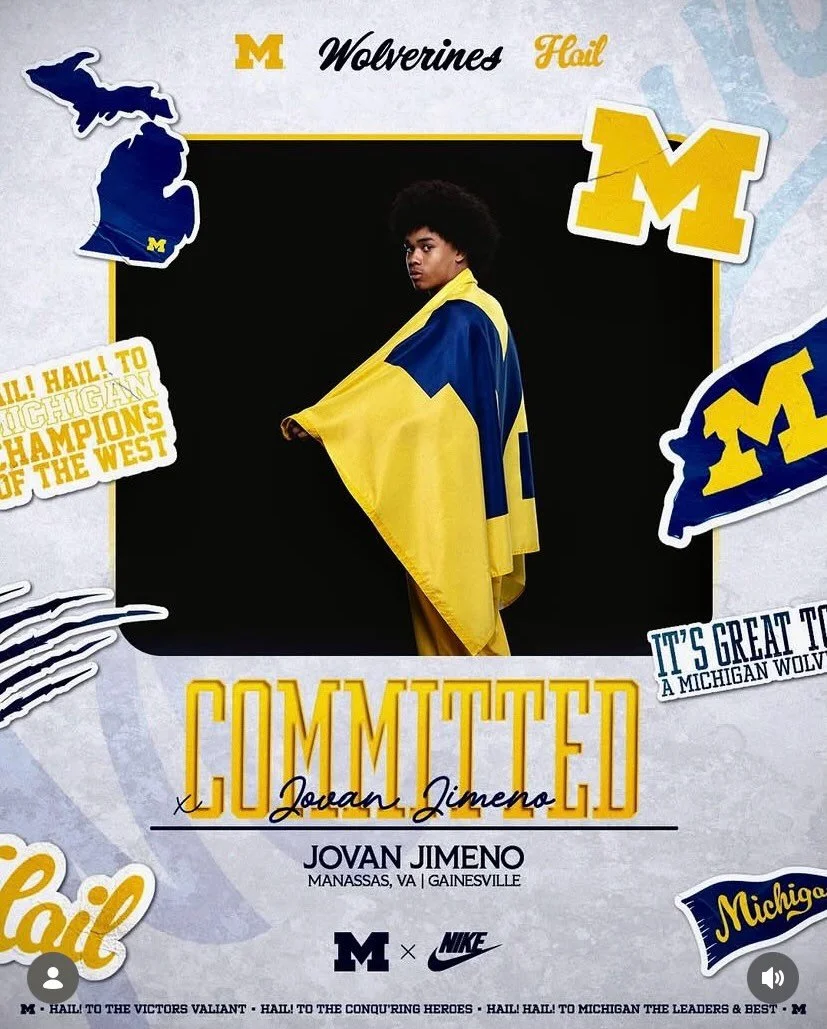 🔥CONGRATULATIONS JOVAN🔥 Jovan has verbally committed to the University of Michigan - @umichgym - on a Full Athletic Scholarship to continue his academic and athletic career! ⭐️We are proud of you Jovan!!