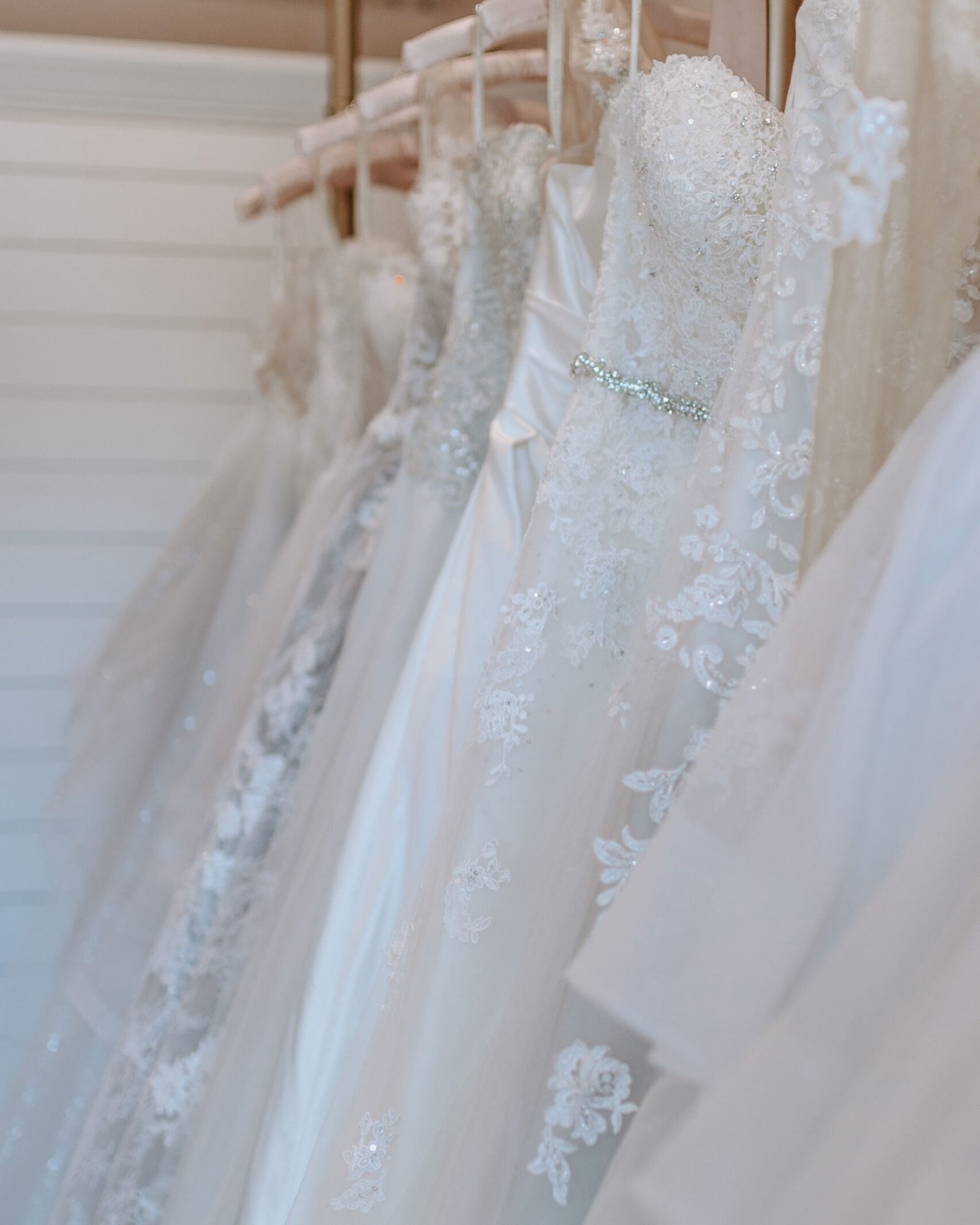 Wedding dress shopping ✨tip of the day✨. 

Dresses aren&rsquo;t always what they seem hanging on the rack. While you might not love a dress while it&rsquo;s sitting stagnant, it could just be the one you say yes to! We always suggest listening to you
