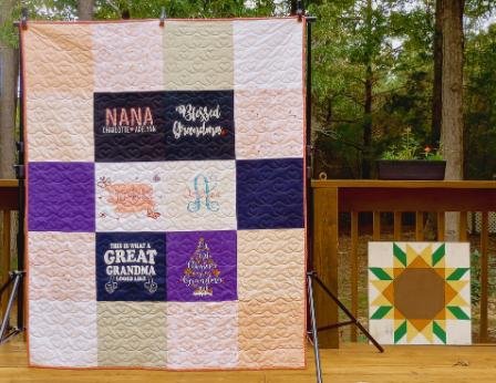 2024.10 Grandma Nana t-shirt quilt made Raleigh Wendell Scribble Hearts design 02.jpg