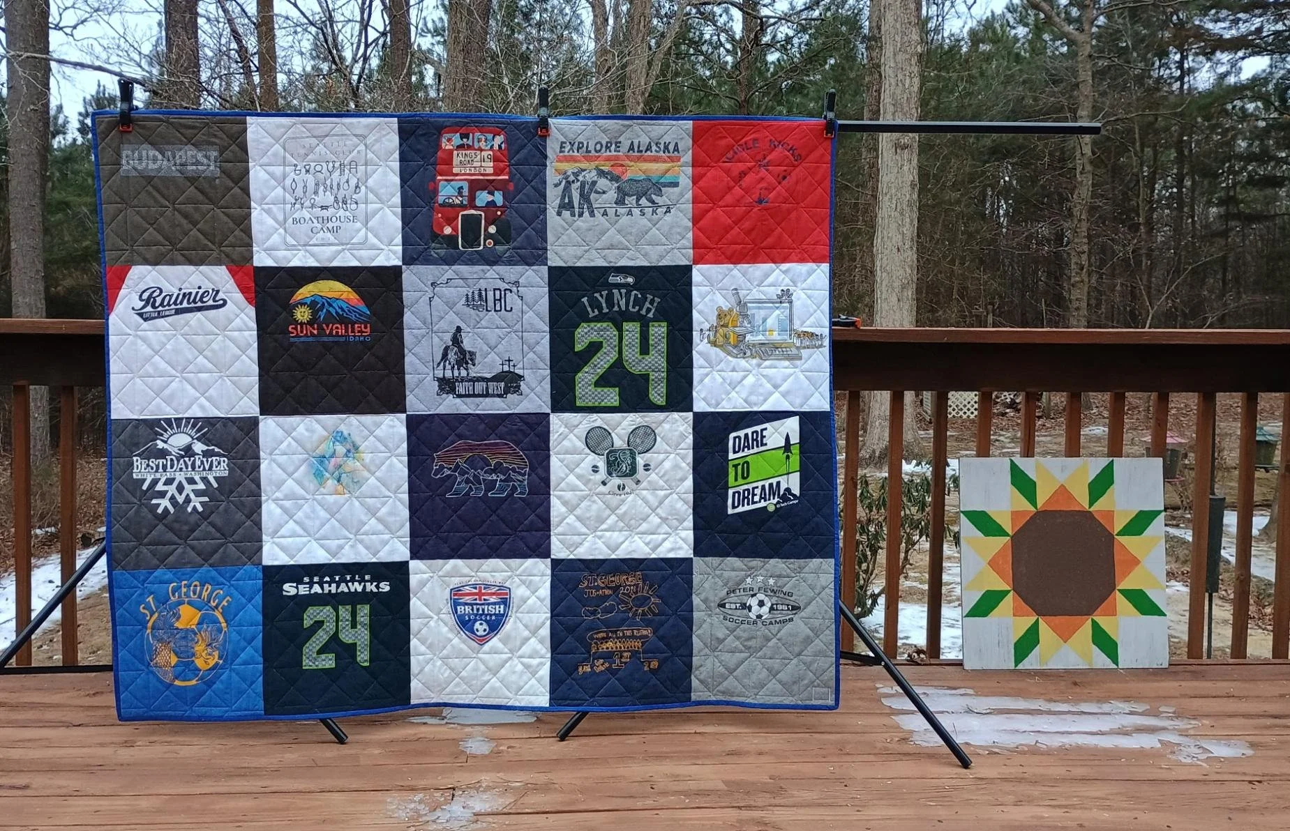 Custom T-shirt quilt Boxtie-panto 02.jpg