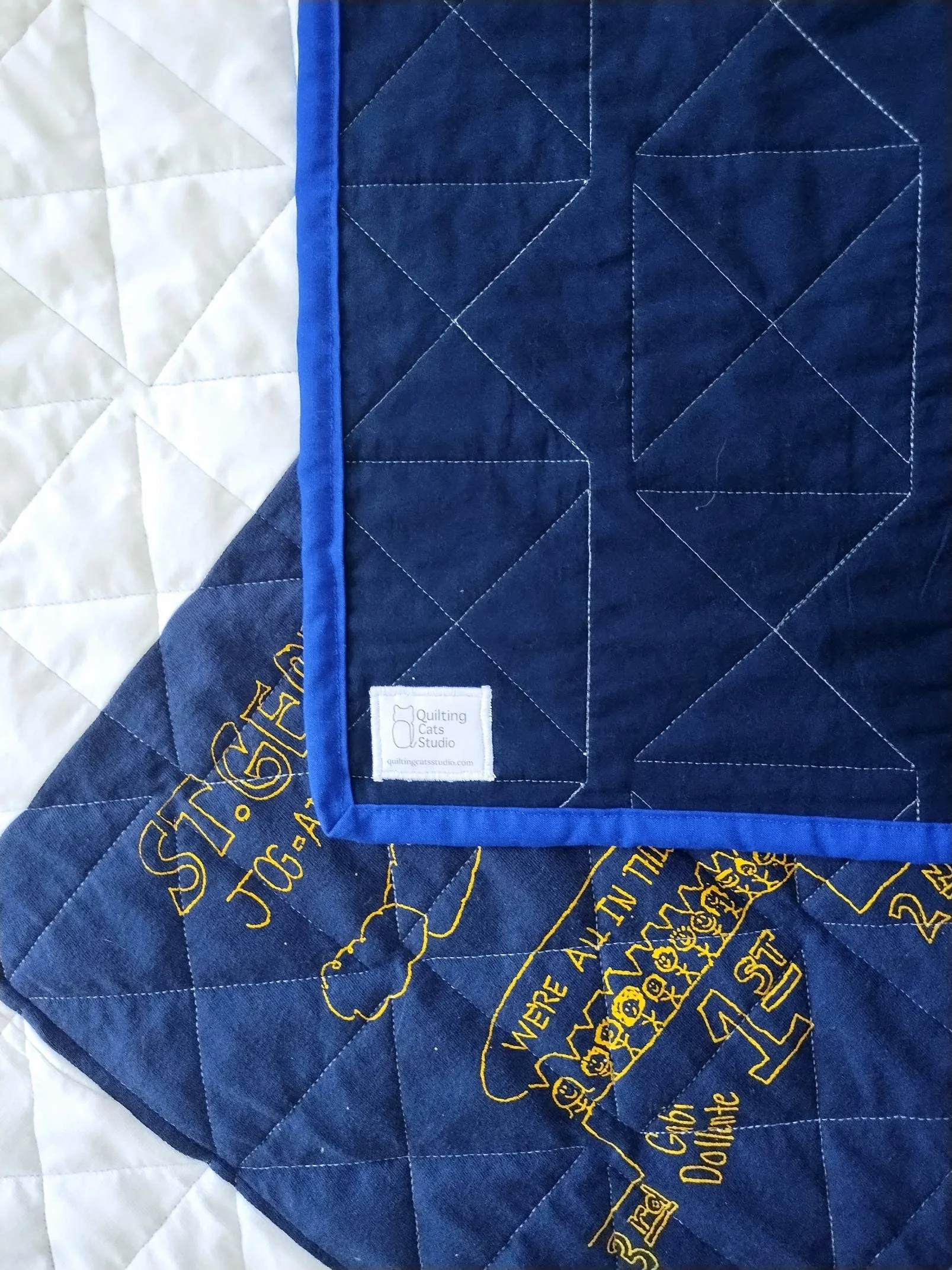 Custom T-shirt quilt Boxtie-panto 08.jpg