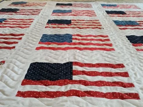 Who wore it best? Flag quilts