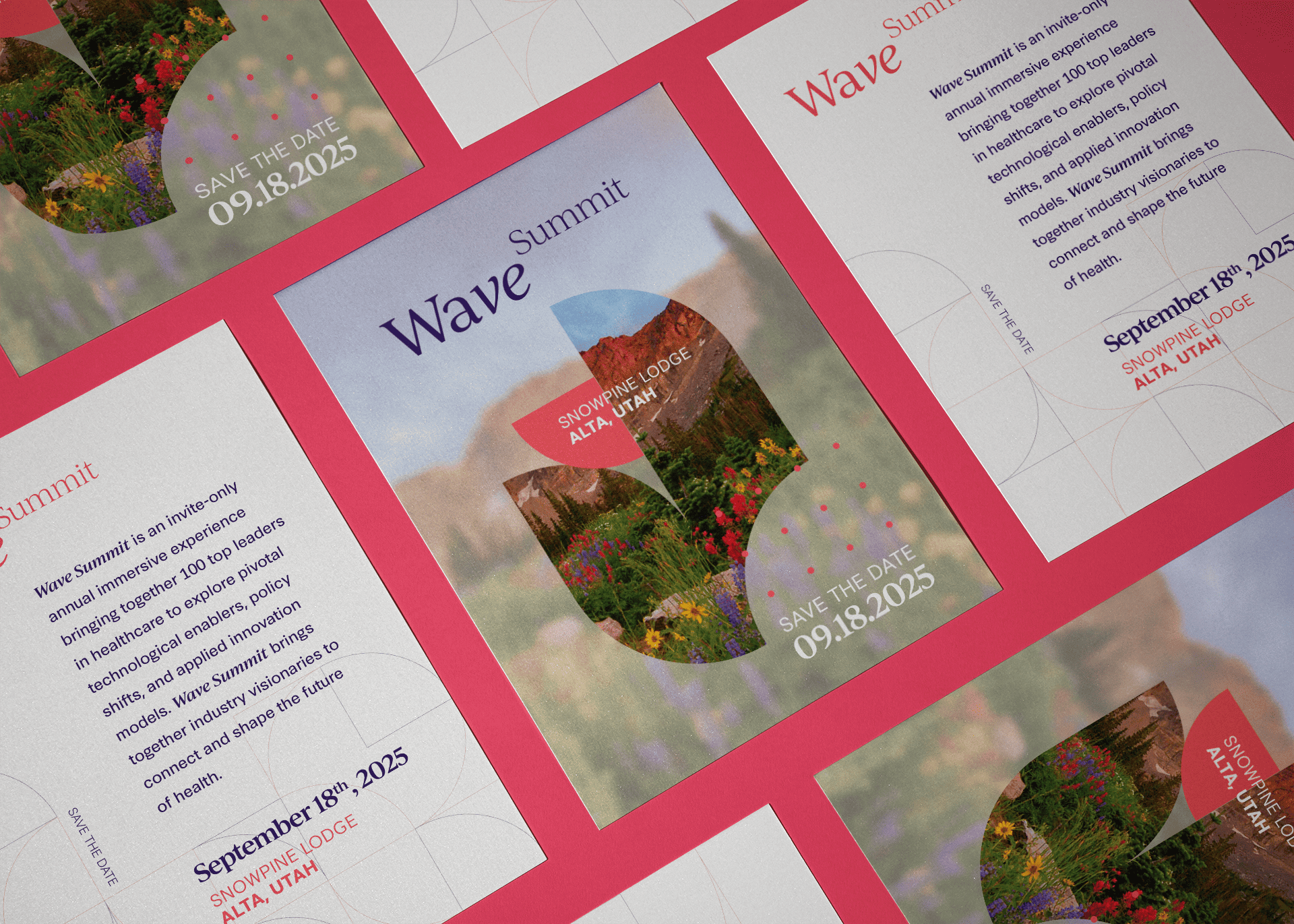 Wave Sumit 2025 save the date card