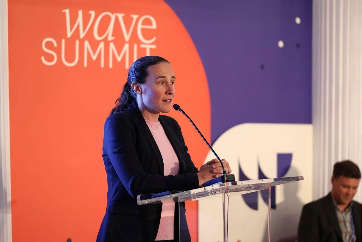 SpringTide partner Caire Smith during Wave Sumit 2025