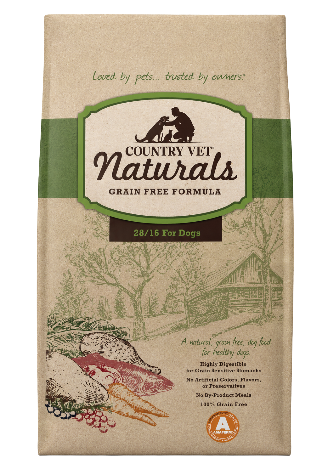 CVN Grain Free Dog Food Bag