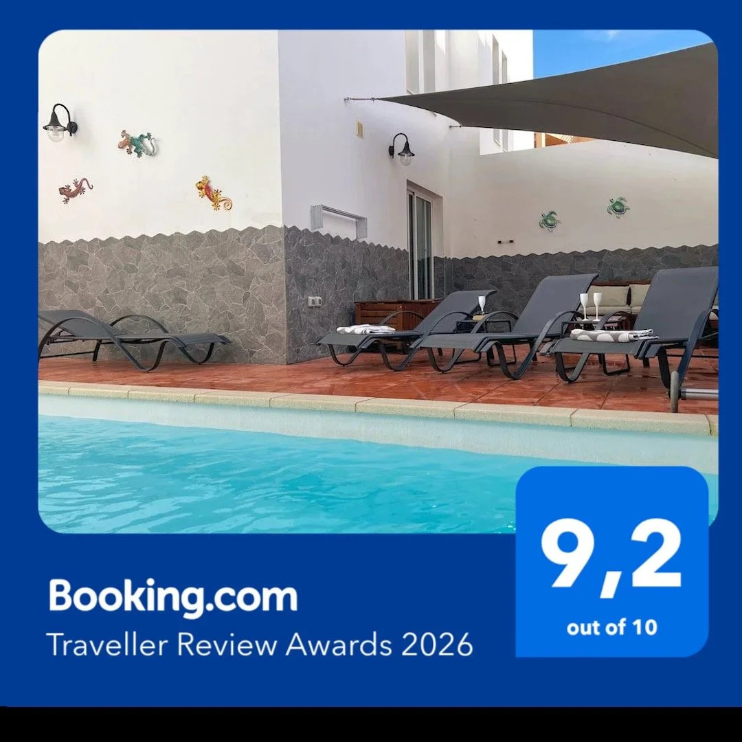 We're delighted to announce that Villa Pacifica has won a Booking.com Traveller Review Award for the fifth consecutive year. These awards are based on the reviews posted by our wonderful guests - which makes this win even more special. Thank you to e
