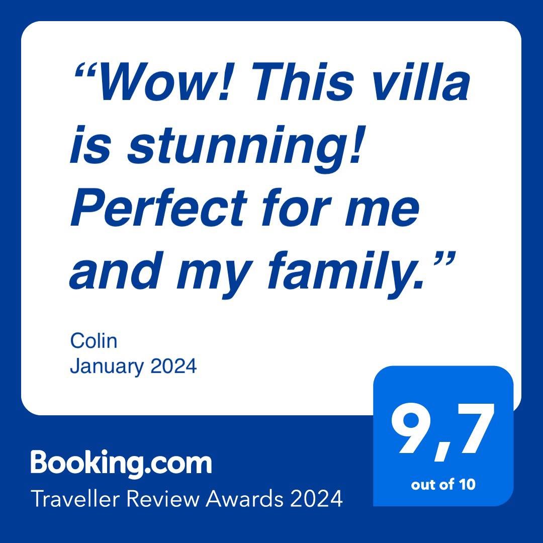 Colin and his family had a great Christmas and New Year at Villa Pacifica!