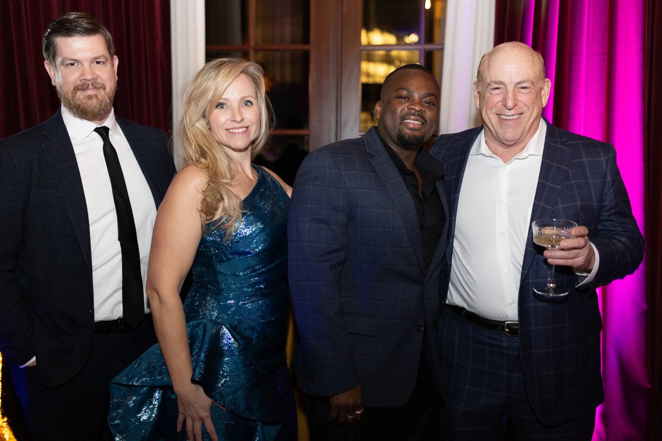 Prominent figures at event