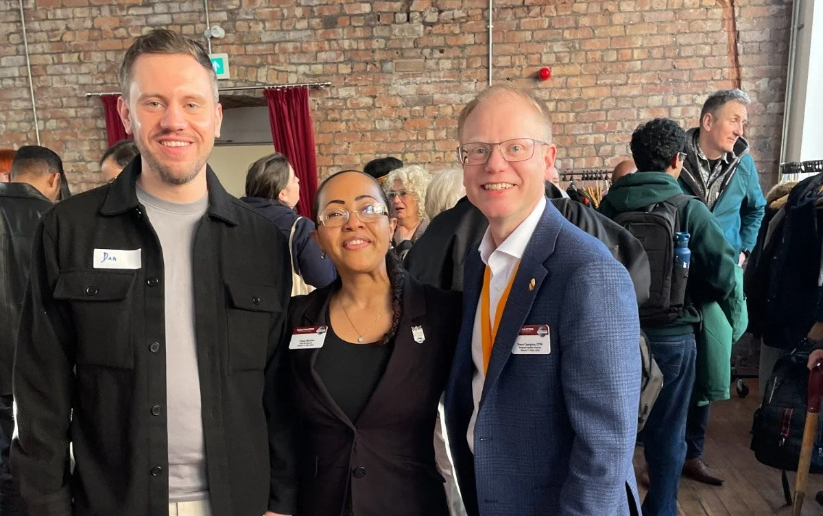 Dan M. Jones, Clesia Mendes and Steve Campion