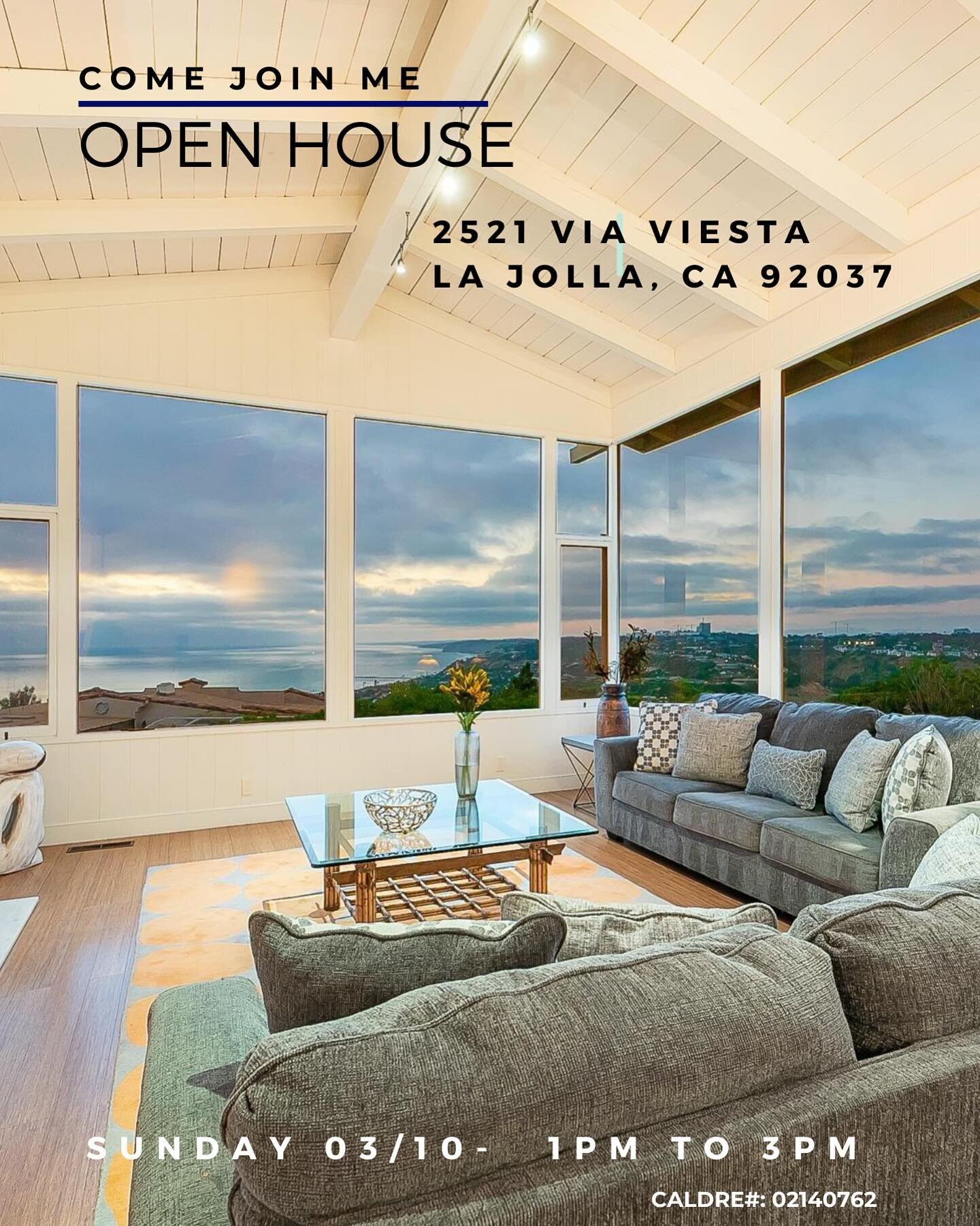 One of the best expansive north facing views that I have seen in a La Jolla property. Located on a private street in Hidden Valley hills, this impressive 4 bedroom, 4 bath, 3,284 sq. ft. residence has a pool and many of the features for those seeking