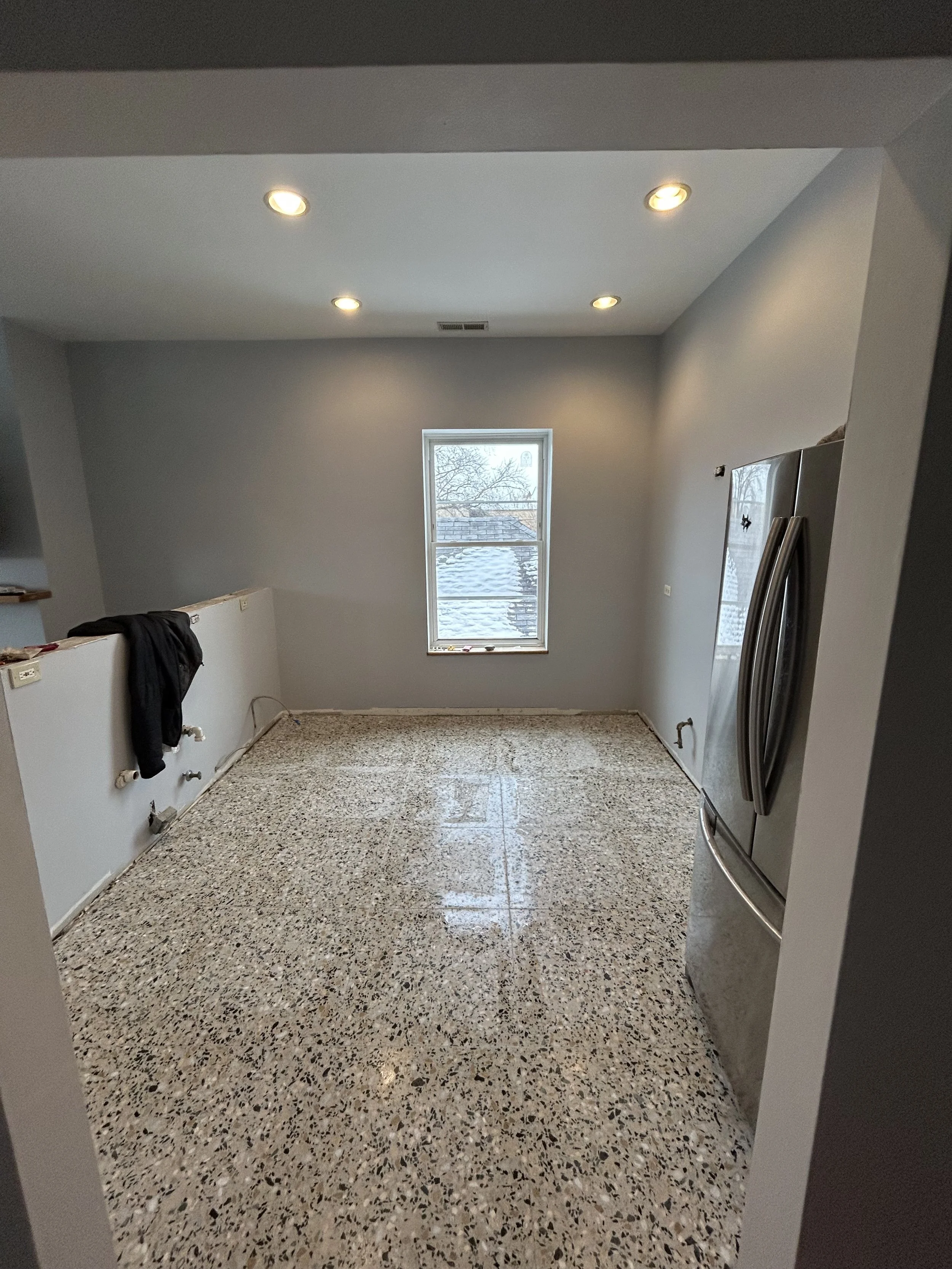 Tile is done, and the painters did a beautiful job