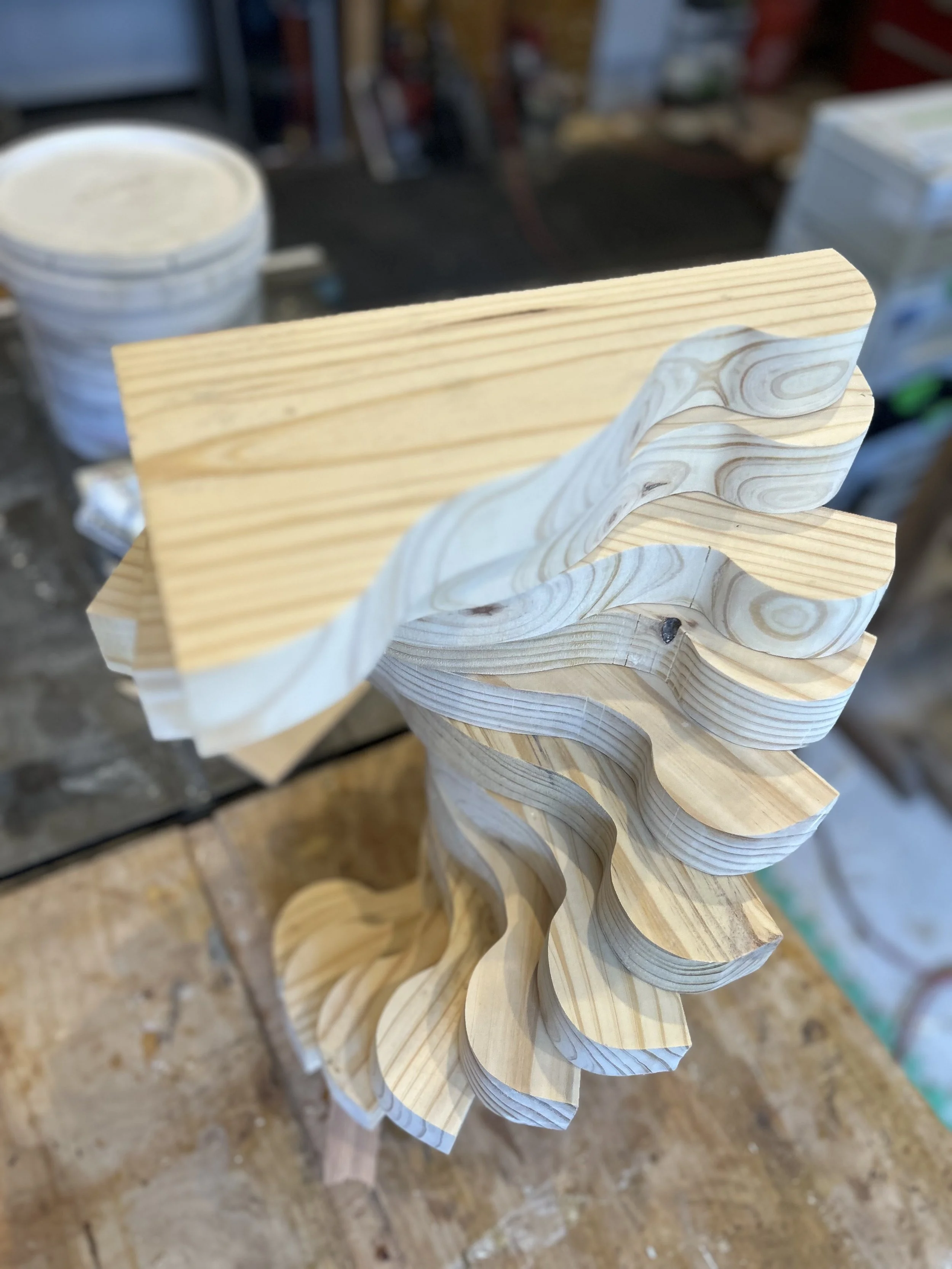 Custom fabricated corbels