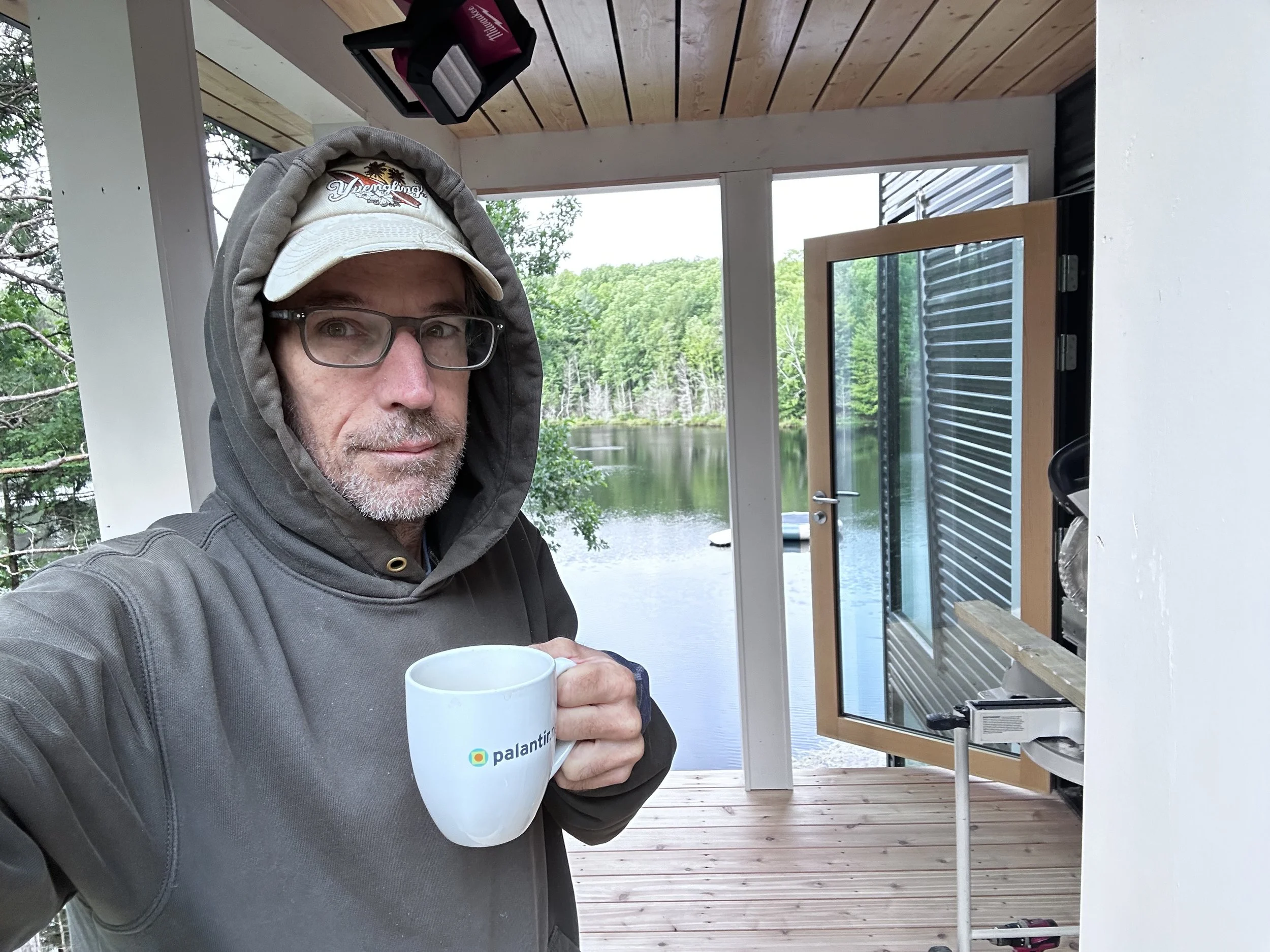 Back at it the next morning