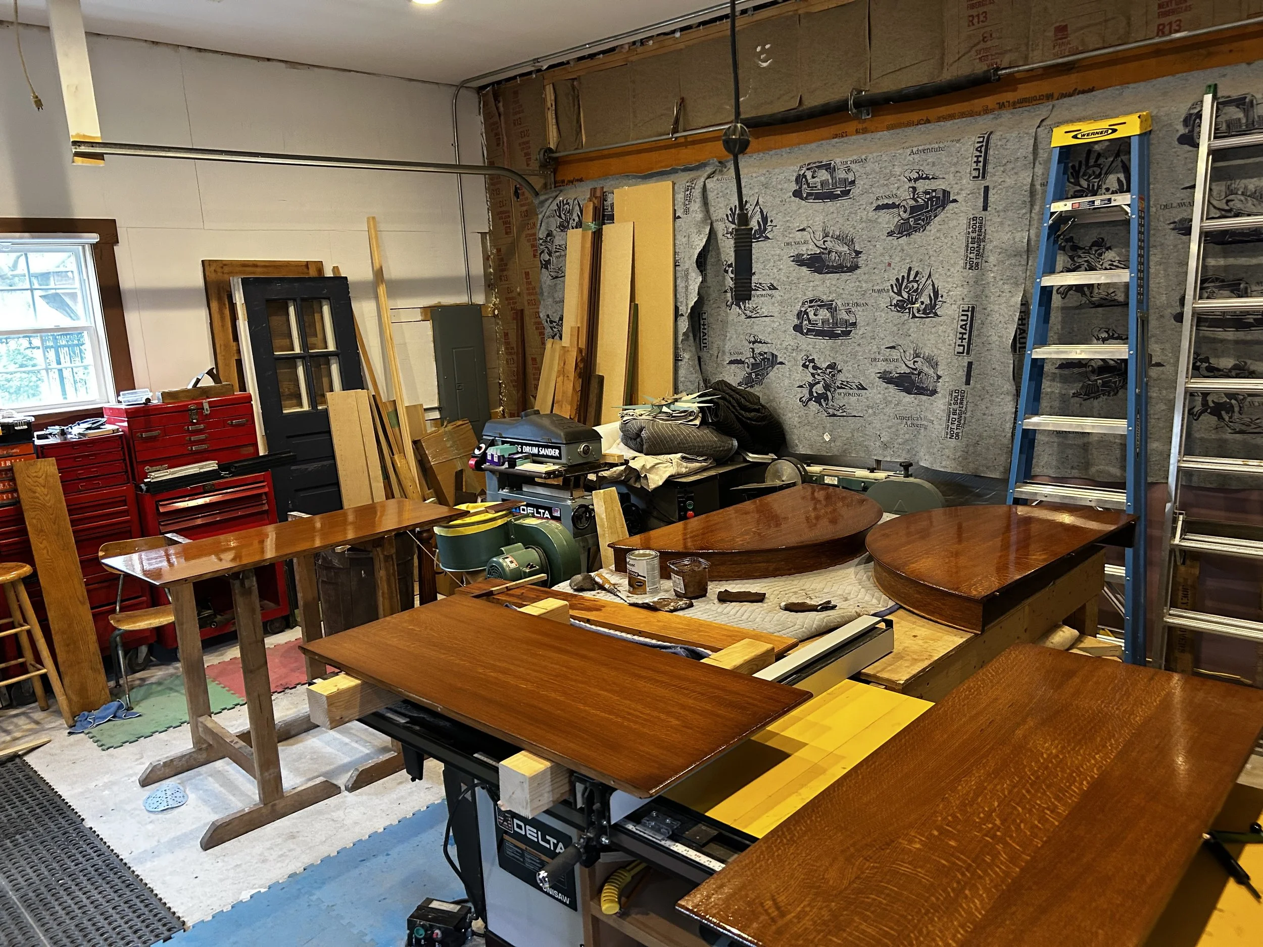 Table parts in progress