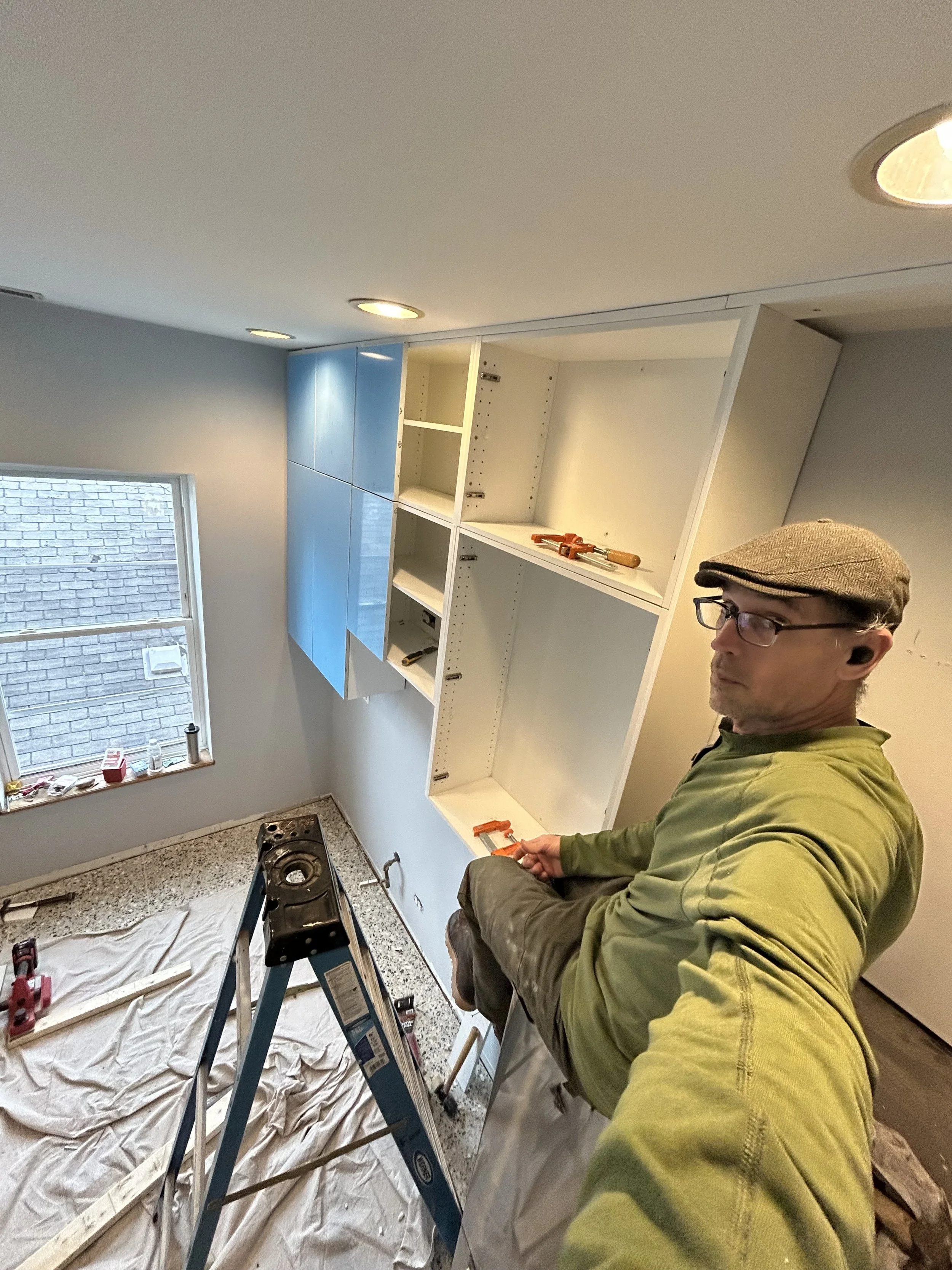 Cabinets installation