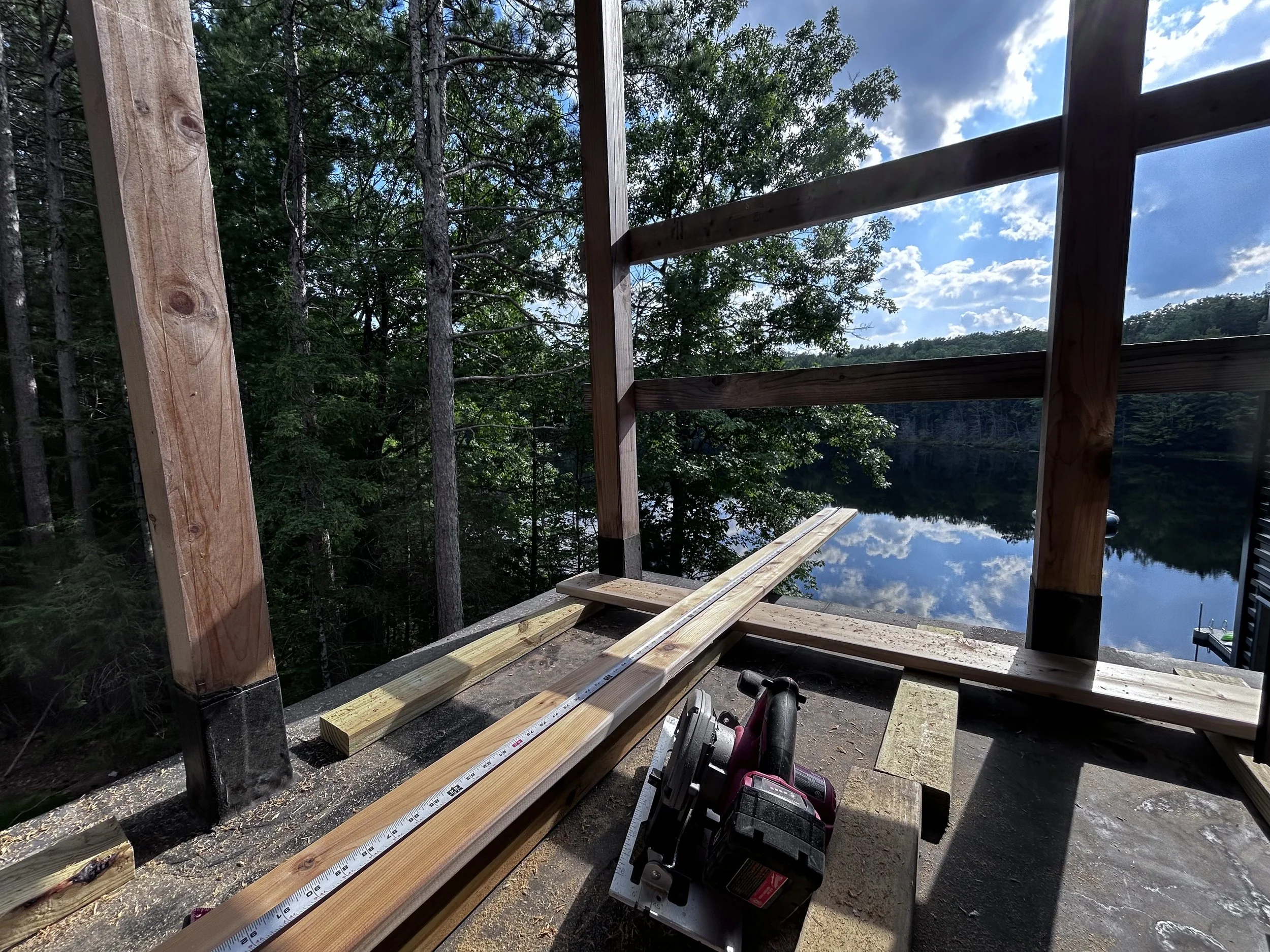 Building out the porch/deck