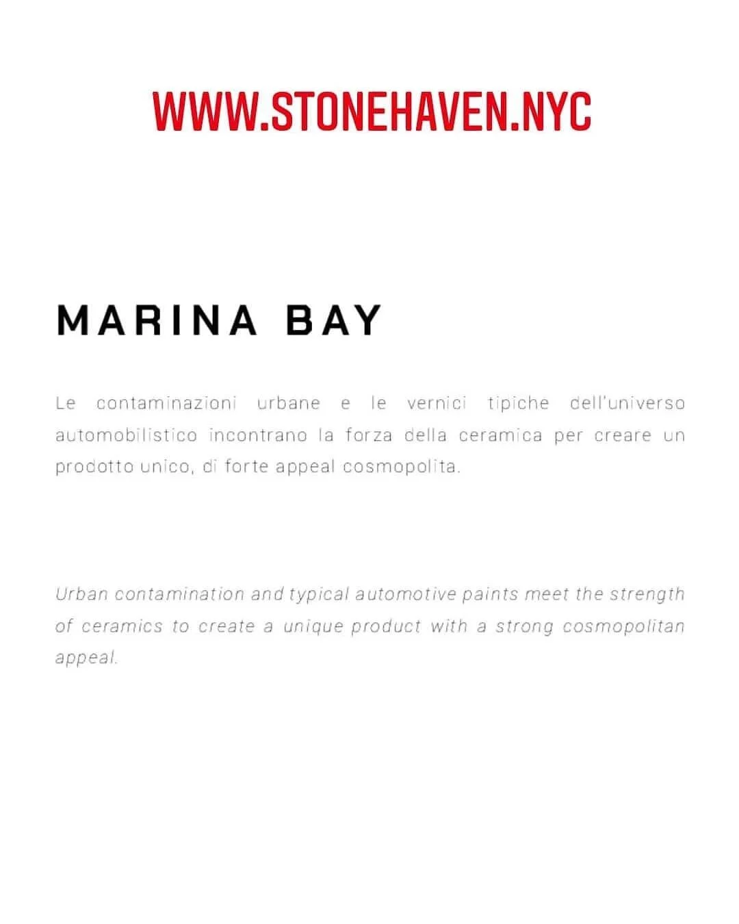Exclusive Tile Line @ Stone Haven

Marina Bay - #cosmopolitan appeal 

www.stonehaven.nyc

#designers #architects #homeowner 

Make Your Appointment Online

Or Email Us @ &spades;️info@stonehaven.nyc &spades;️

#newyorkcity #manhattan #newjersey #con